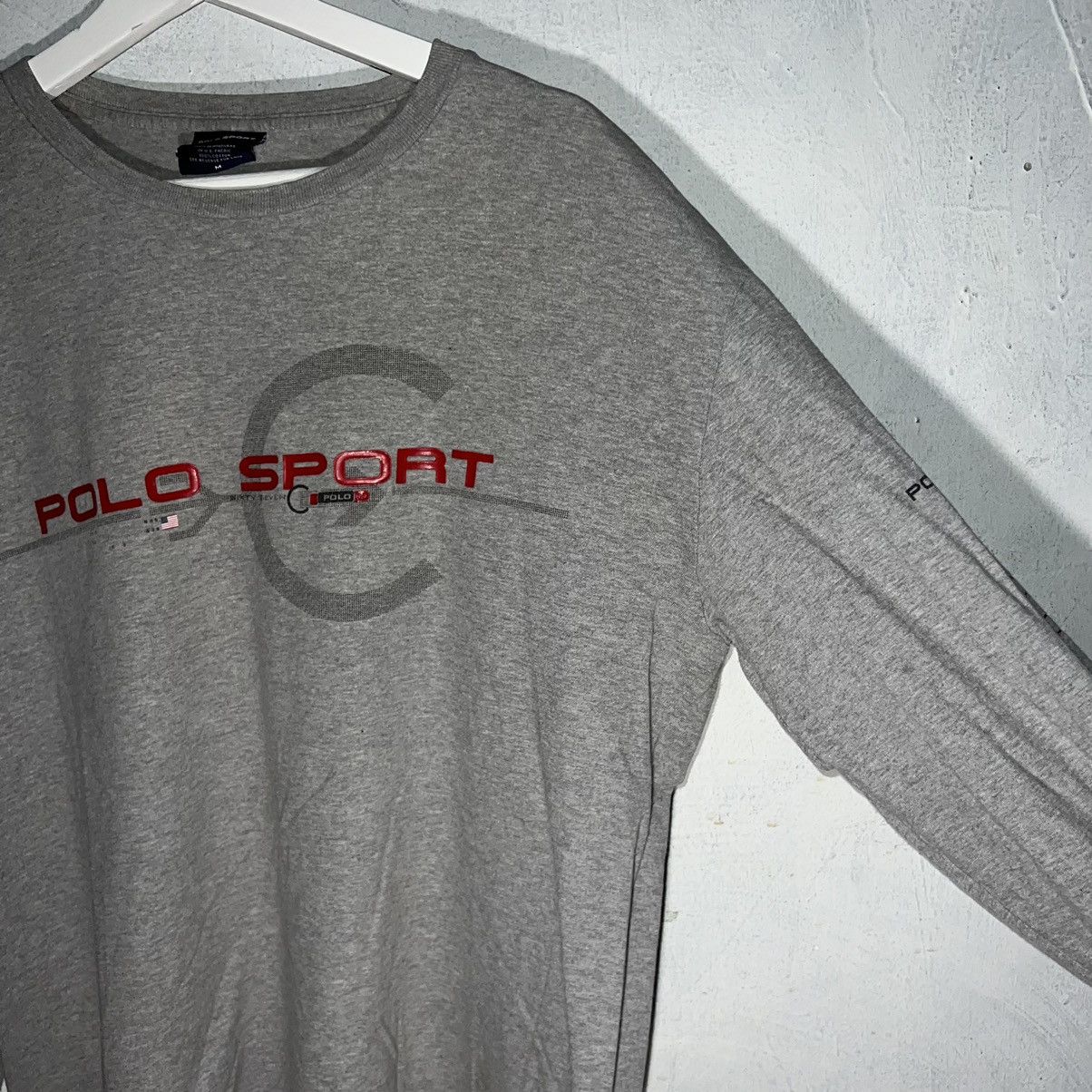 Polo Ralph Lauren × Vintage 90s vintage polo sport, long sleeve oversized T-shirt Size US M / EU 48-50 / 2 - 3 Thumbnail