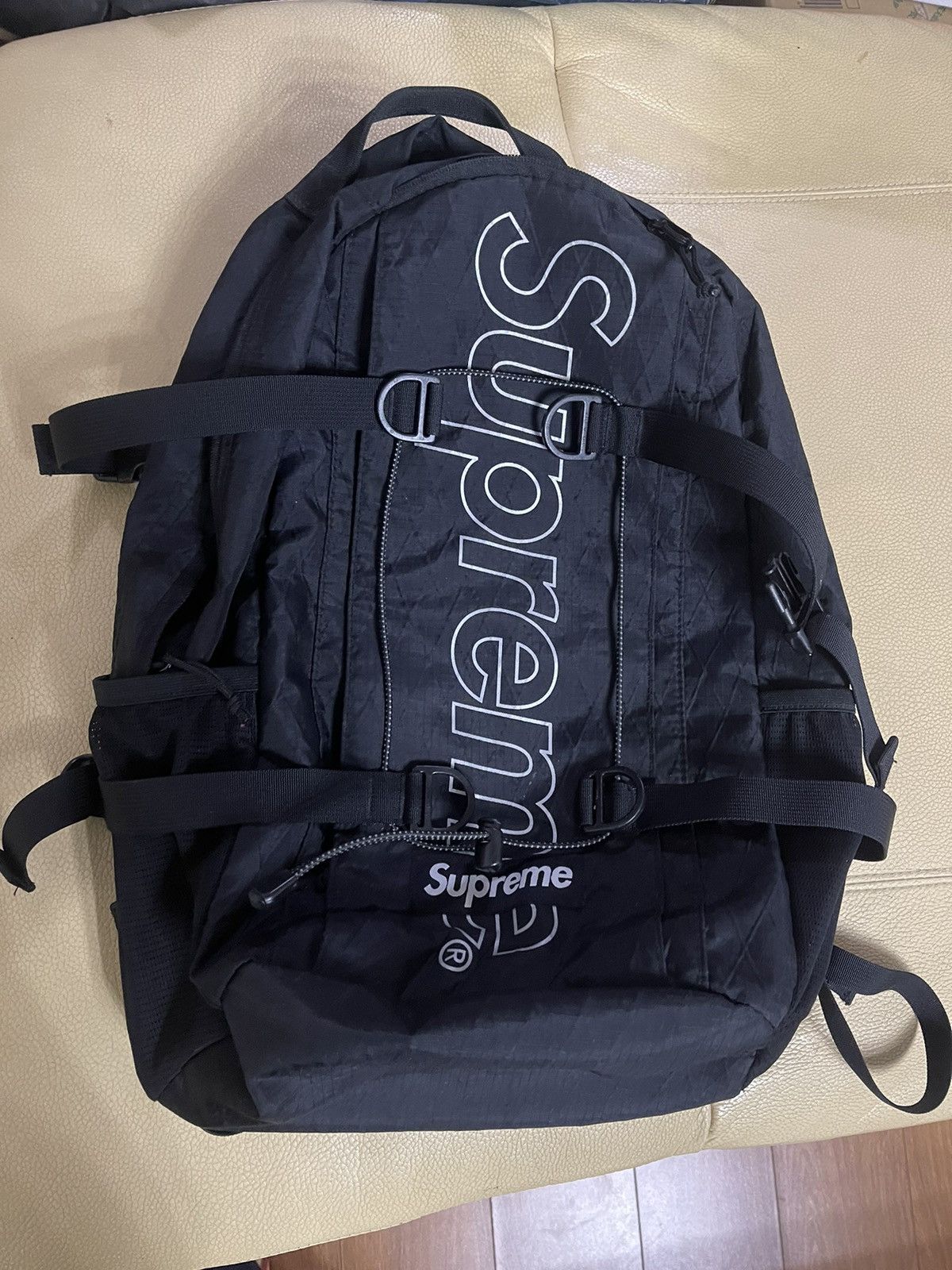 Supreme Supreme fw18 backpack bag black Grailed