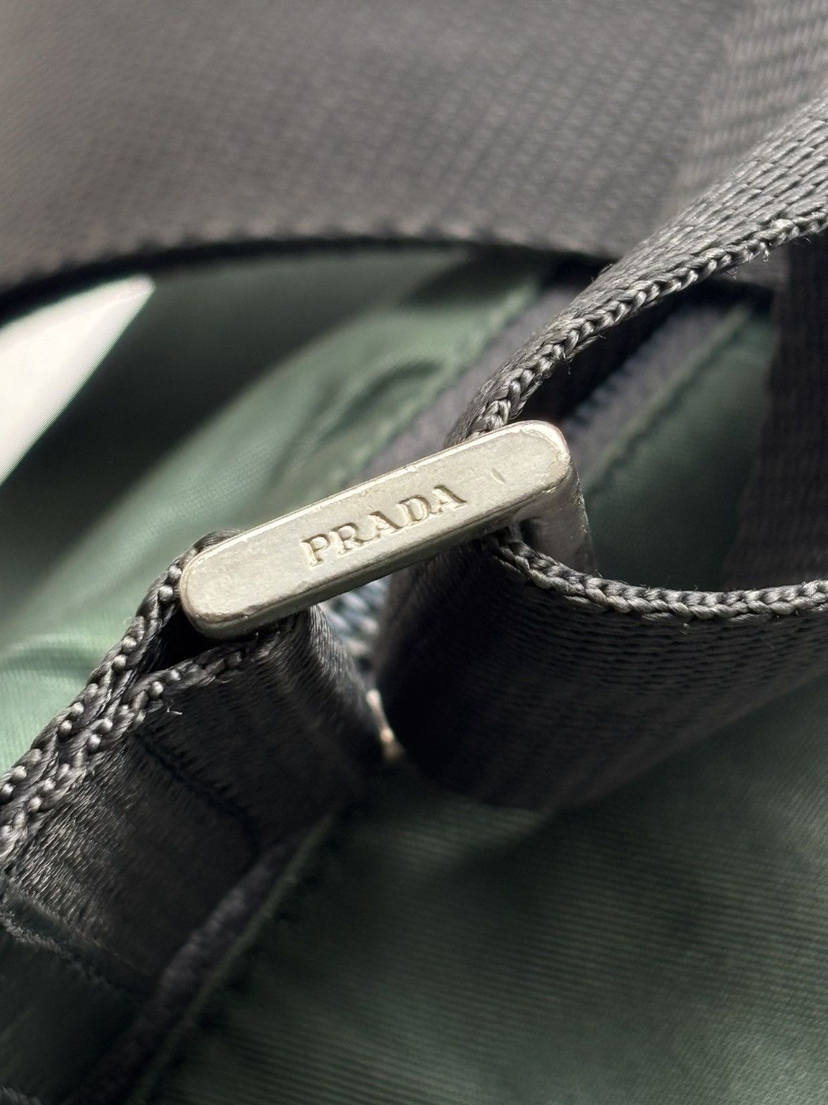 Prada Vintage Nylon Messenger Bag Size ONE SIZE - 9 Thumbnail