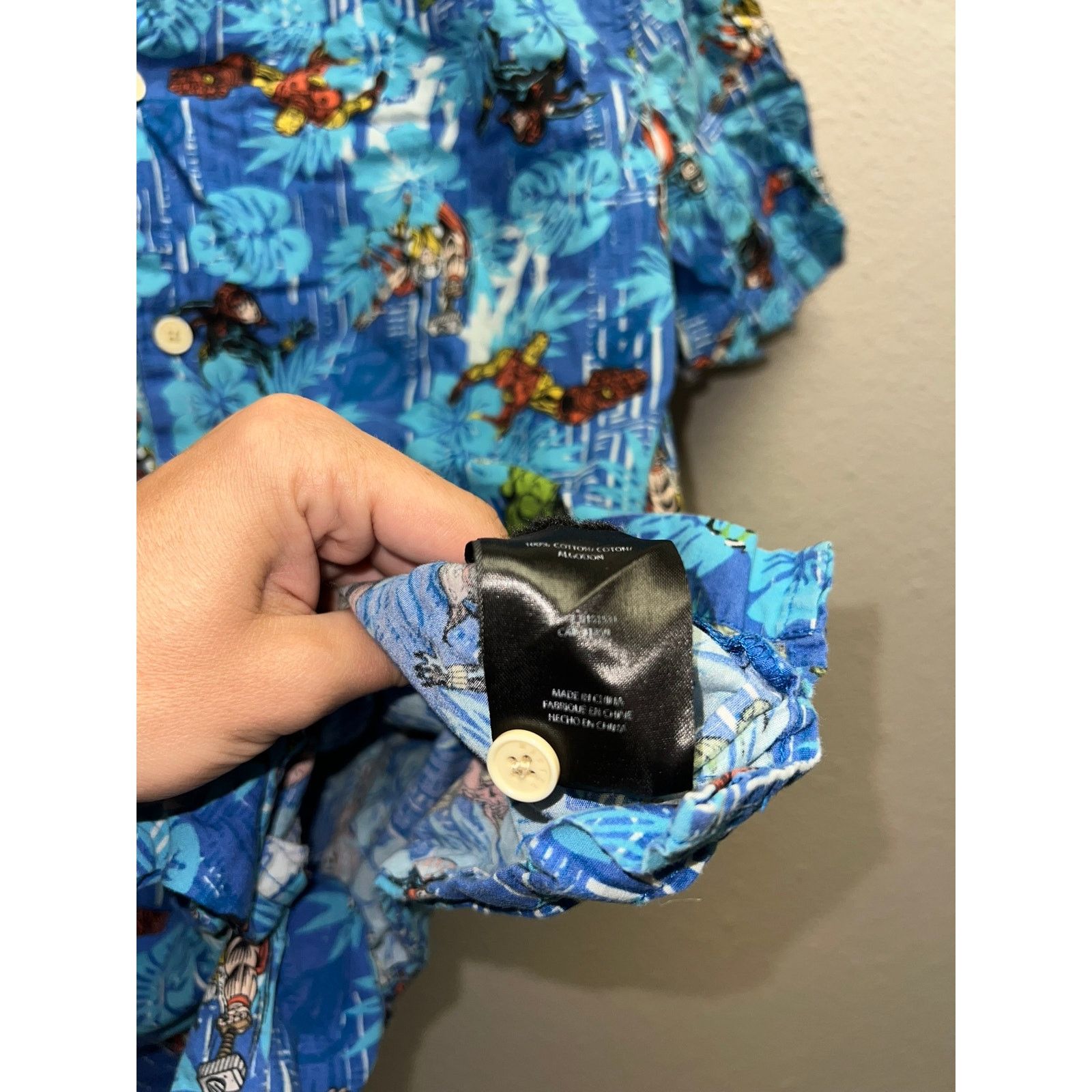 Marvel Comics Marvel Superhero Button Up Shirt Iron Man Super Hero Tee S Size US S / EU 44-46 / 1 - 10 Thumbnail