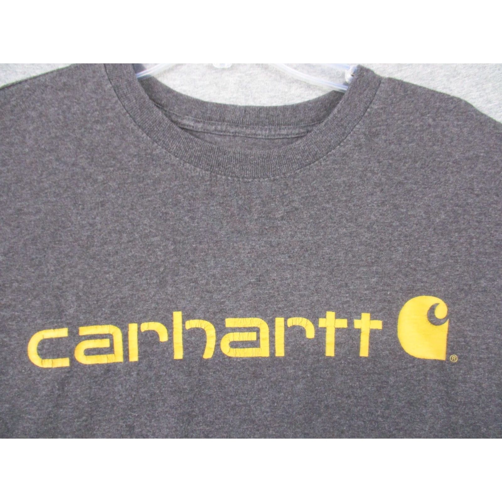Carhartt Carhartt Shirt XL Mens Gray Spelled Out Crew Neck Original Fit Shirt Size US XL / EU 56 / 4 - 2 Thumbnail