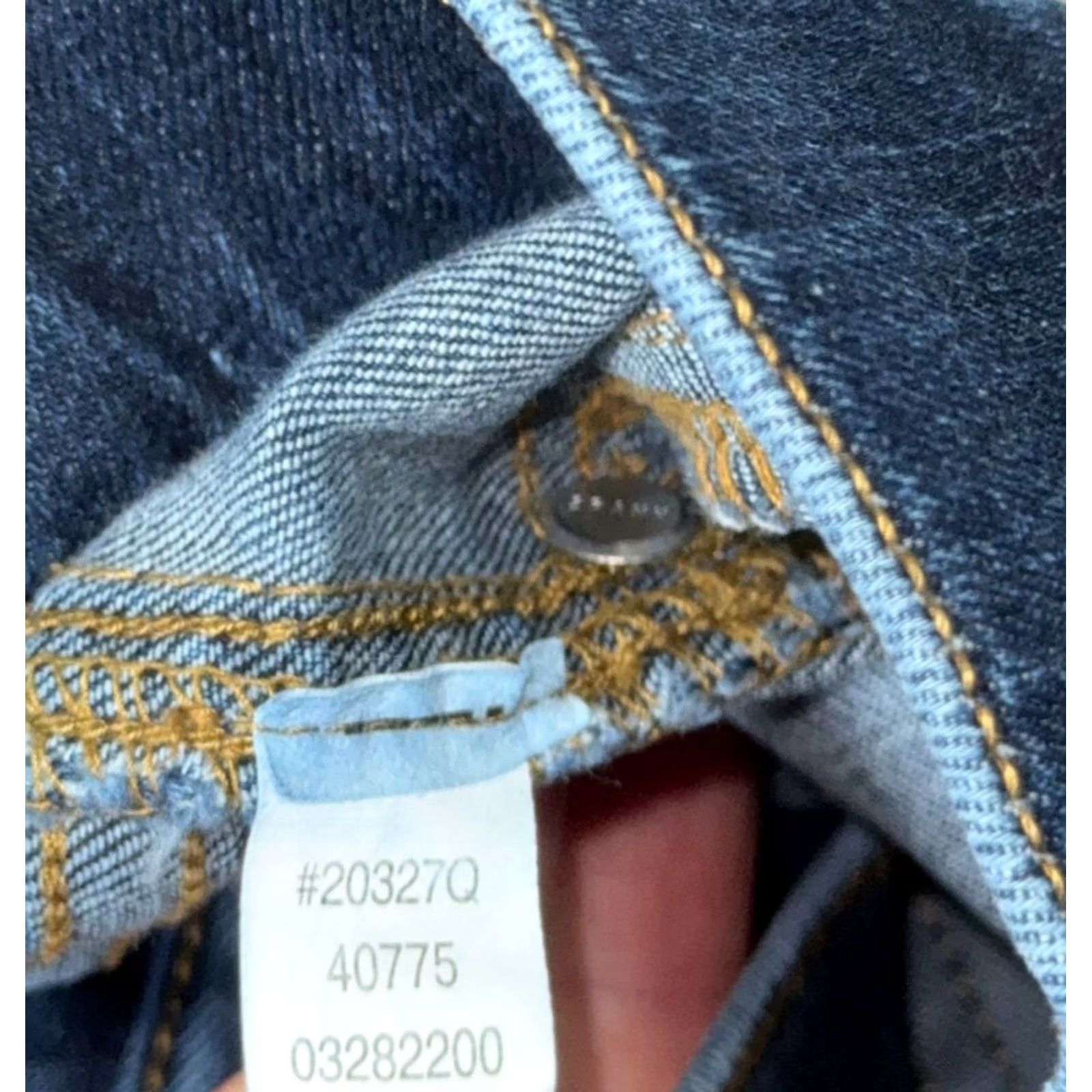 Spanx Spanx Jeans Women High Rise Slim Flared Flare Pull On 30X31 Denim Blue Stretch Cotton Blend Pockets Elastic Waist Medium M IT Size 30" / US 8 / IT 44 - 6 Thumbnail