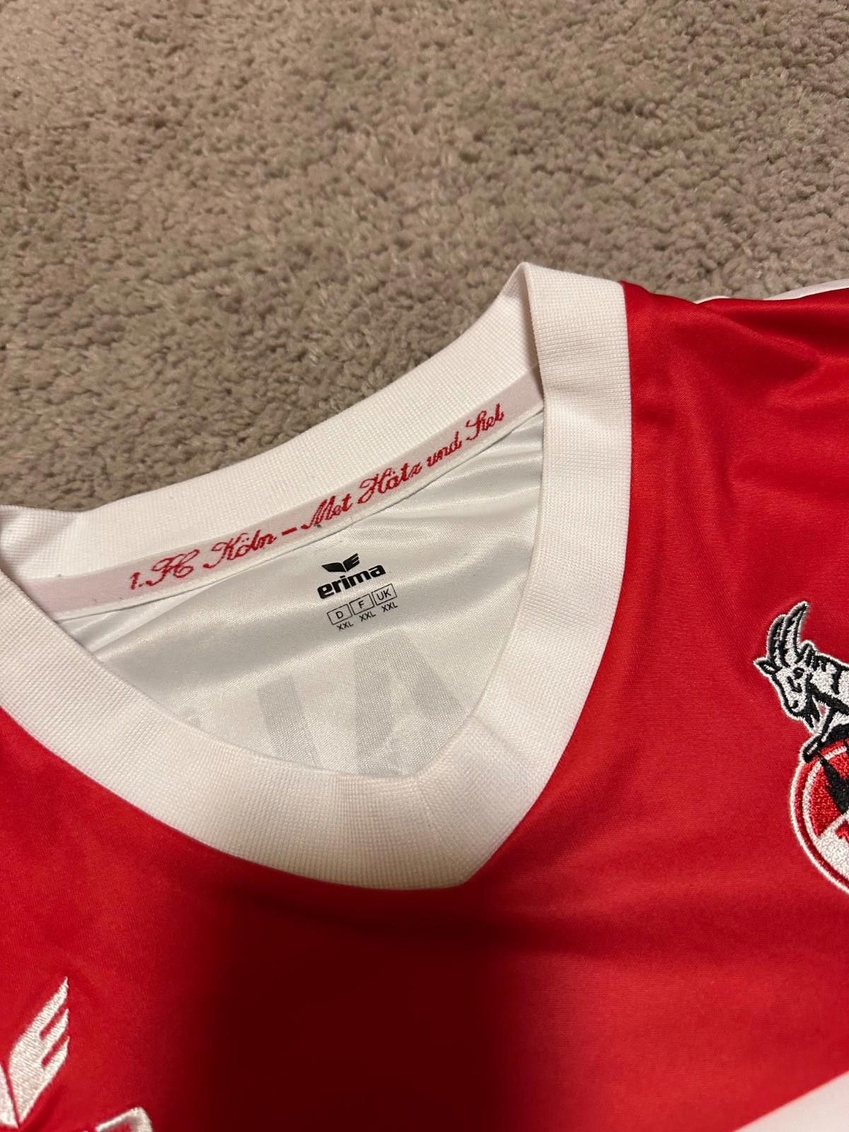 Erima KOLN 2014 2015 HOME FOOTBALL SHIRT SOCCER JERSEY ERIMA Size US XXL / EU 58 / 5 - 3 Thumbnail