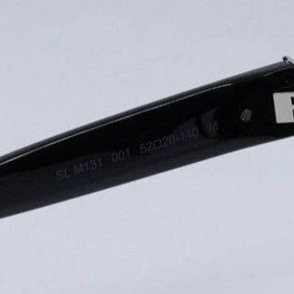Saint Laurent Paris Saint Laurent SLM131 001 Sunglasses Black Rectangle Frame Size ONE SIZE - 7 Thumbnail