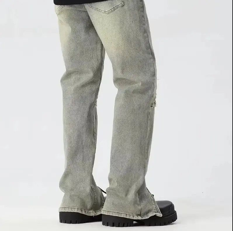 Japanese Brand Patchwork streetwear, vintage blue jeans Size US 32 / EU 48 - 2 Thumbnail
