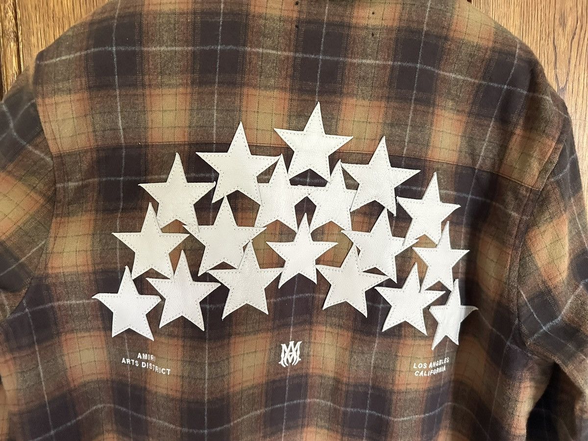 Amiri $890 Amiri leather star flannel shirt chai tea $890 🤑 Size US M / EU 48-50 / 2 - 13 Thumbnail