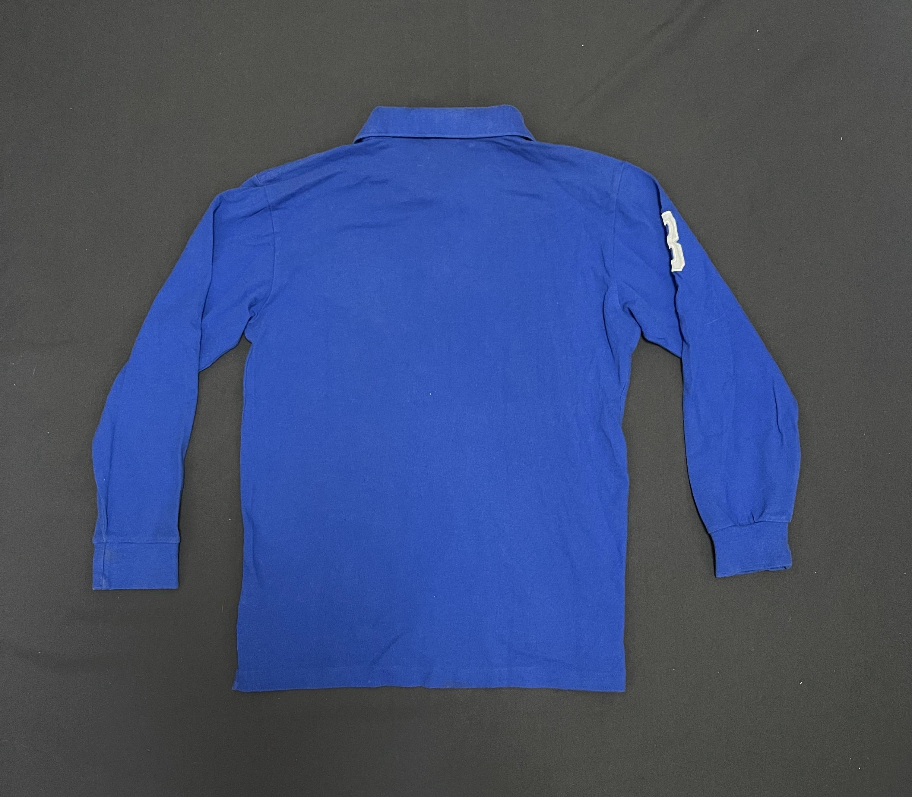 Polo Ralph Lauren Polo Ralph Lauren longsleeve rugby big pony blue Size US L / EU 52-54 / 3 - 5 Thumbnail