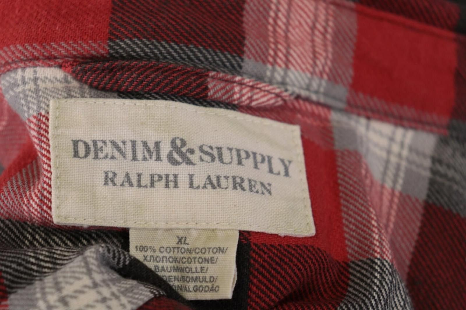 Denim & Supply Ralph Lauren Men Denim & Supply Ralph Lauren Long Sleeve Flannel Shirt XL Size US XL / EU 56 / 4 - 12 Thumbnail