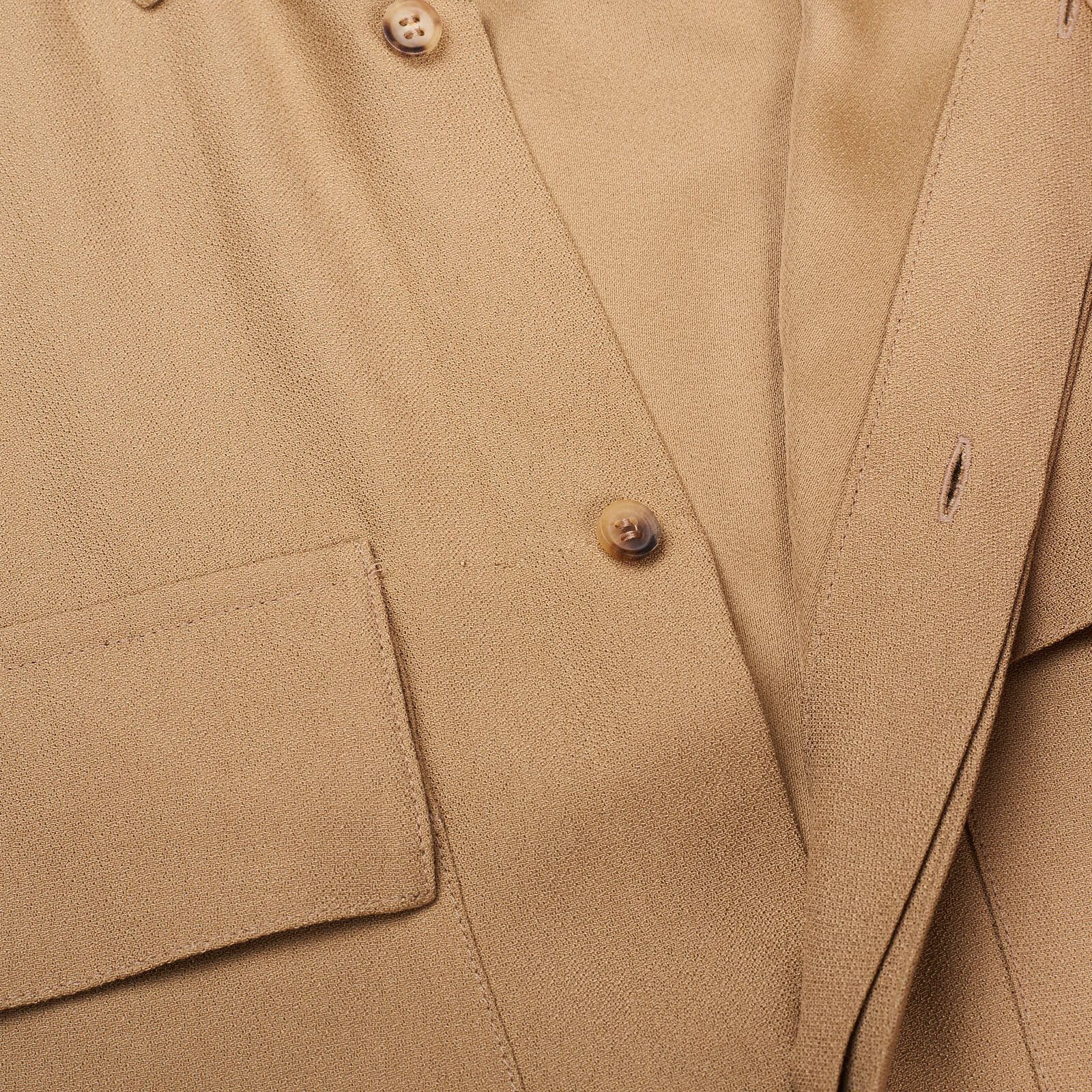 Fear of God FEAR OF GOD Tan Short Sleeve Oversized Crepe Shirt Size US XL / EU 56 / 4 - 6 Thumbnail