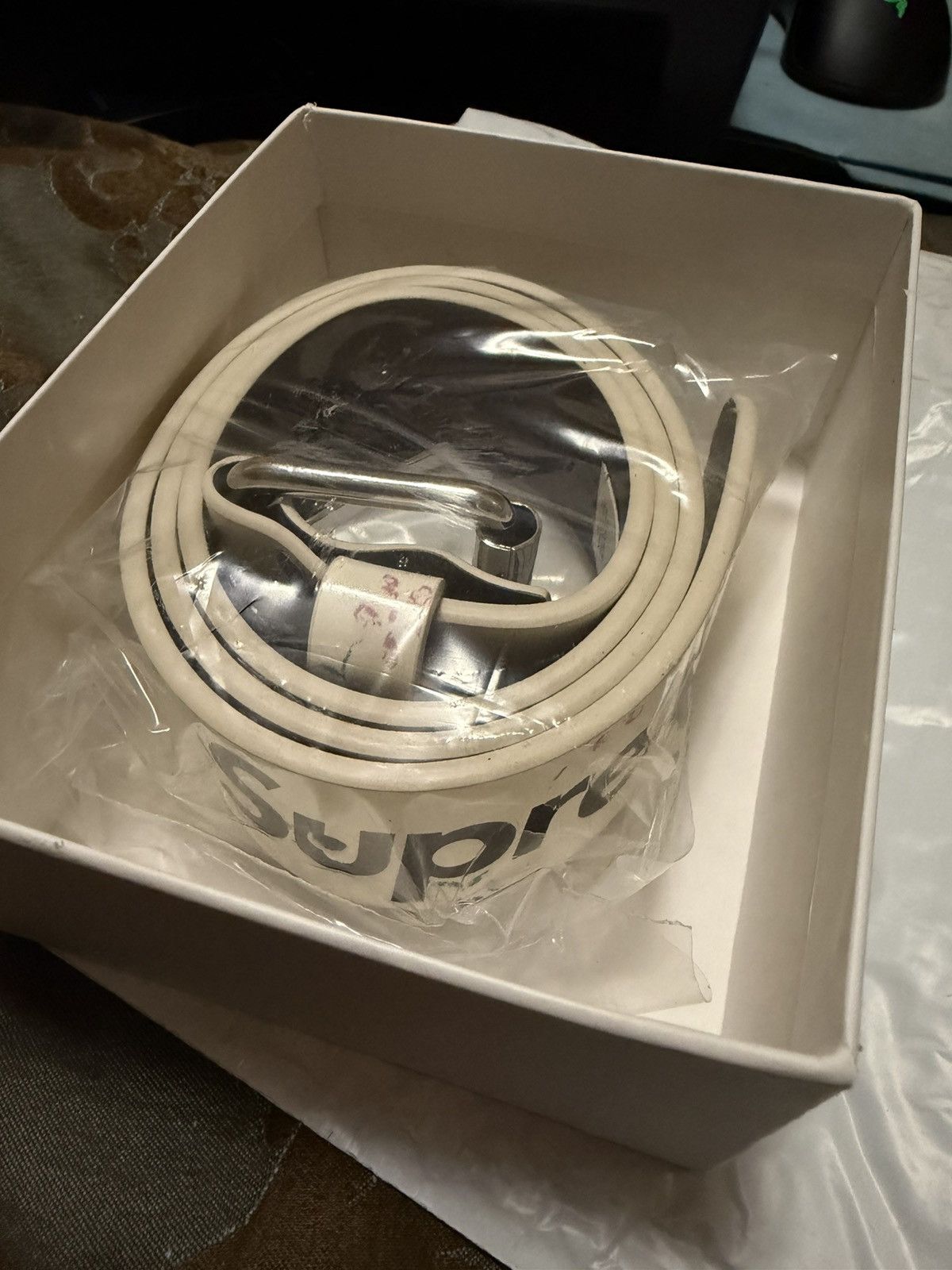 Supreme Supreme repeat leather belt FW25 Size ONE SIZE - 3 Thumbnail