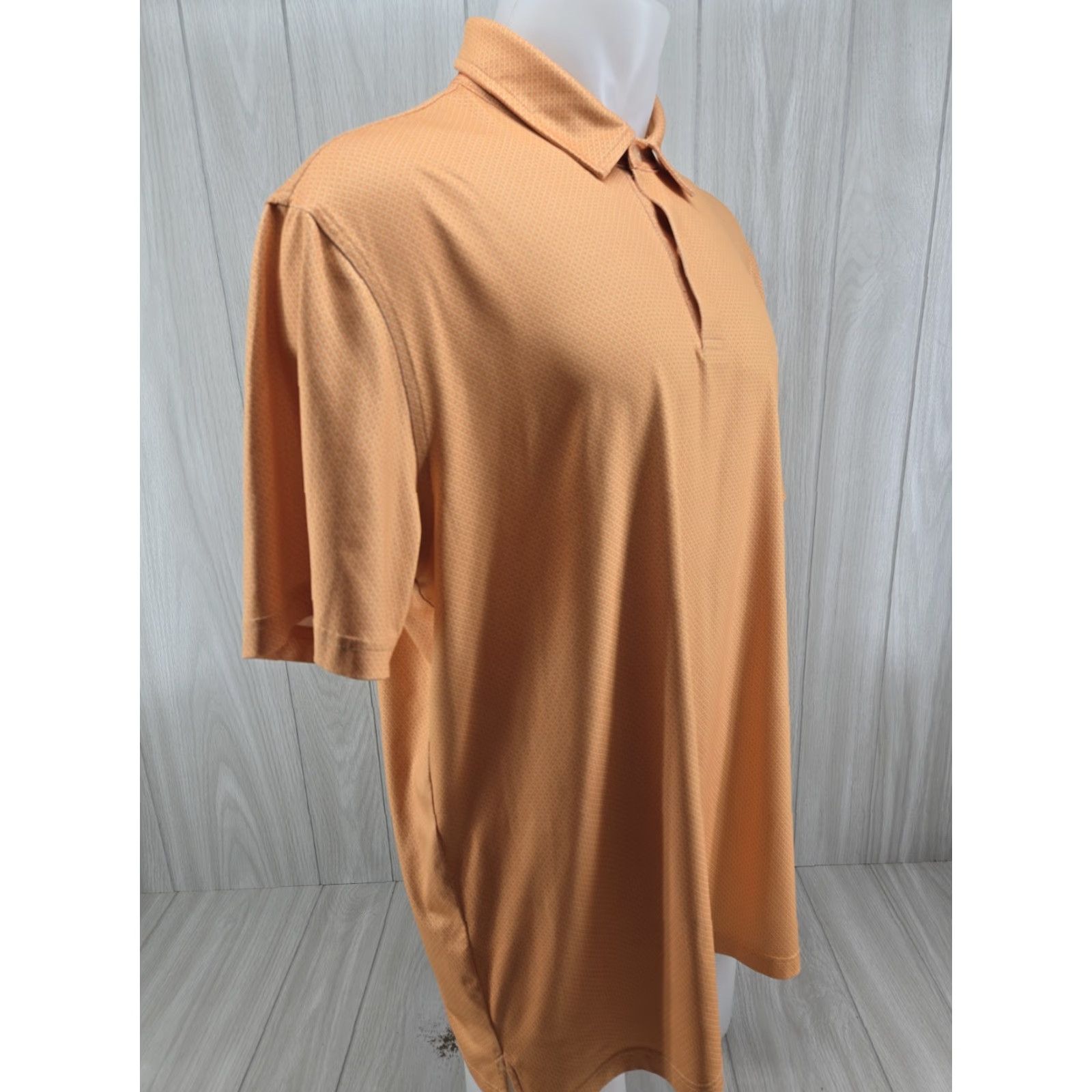 Izod VINTAGE: No IZOD Golf Polo Shirt Mens XL Orange Short Sleeve Polyester Size US XL / EU 56 / 4 - 6 Thumbnail