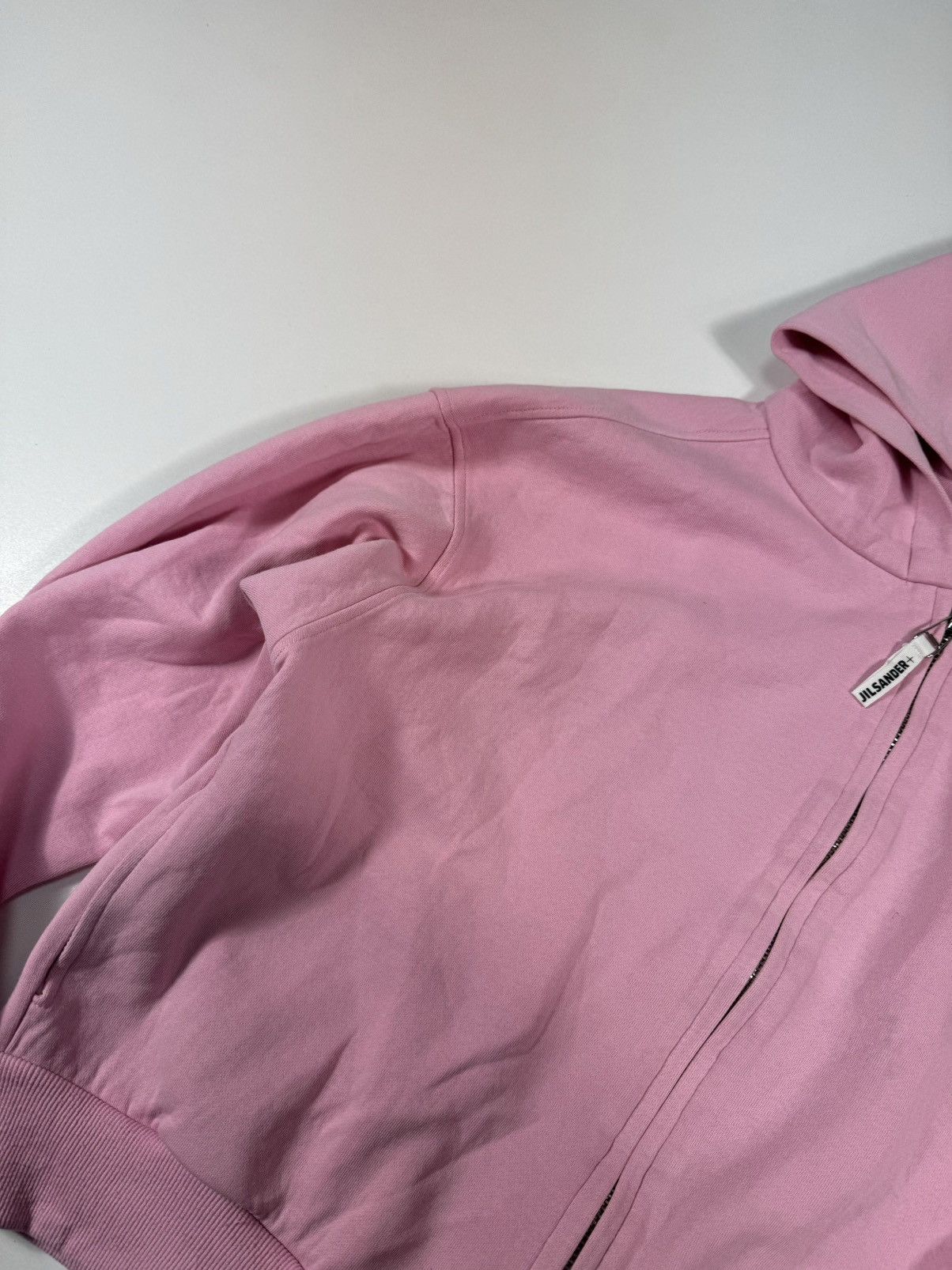 Jil Sander vintage jil sander hoodie pink big logo Size L / US 10 / IT 46 - 4 Thumbnail