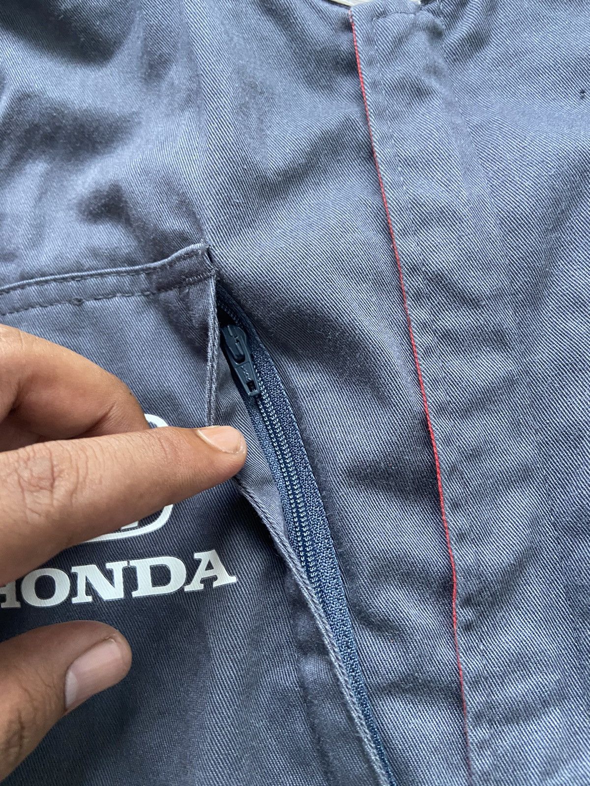 Honda × Sports Specialties Vintage 1990’s Honda Racing Service Man Coverall Size US 34 / EU 50 - 6 Thumbnail