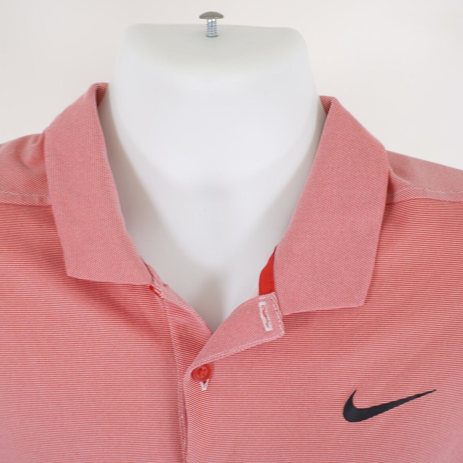 Nike Nike Dri-Fit Standard Fit Pink Sharksin XL Collared Polo Shi Size US XL / EU 56 / 4 - 4 Thumbnail