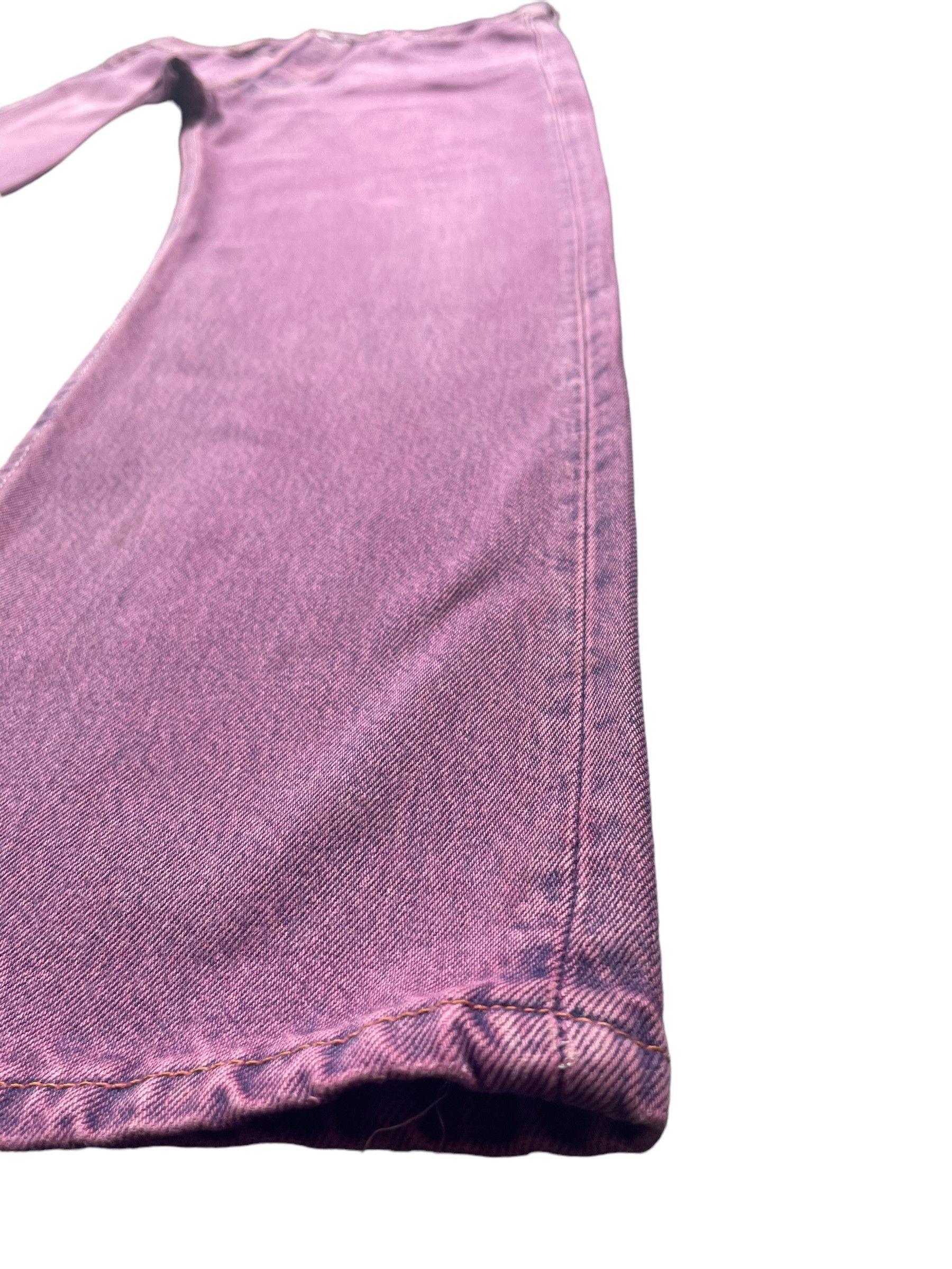 Levi's Vintage 2000 Levis 501 e Purple Faded Denim Size US 33 - 3 Thumbnail