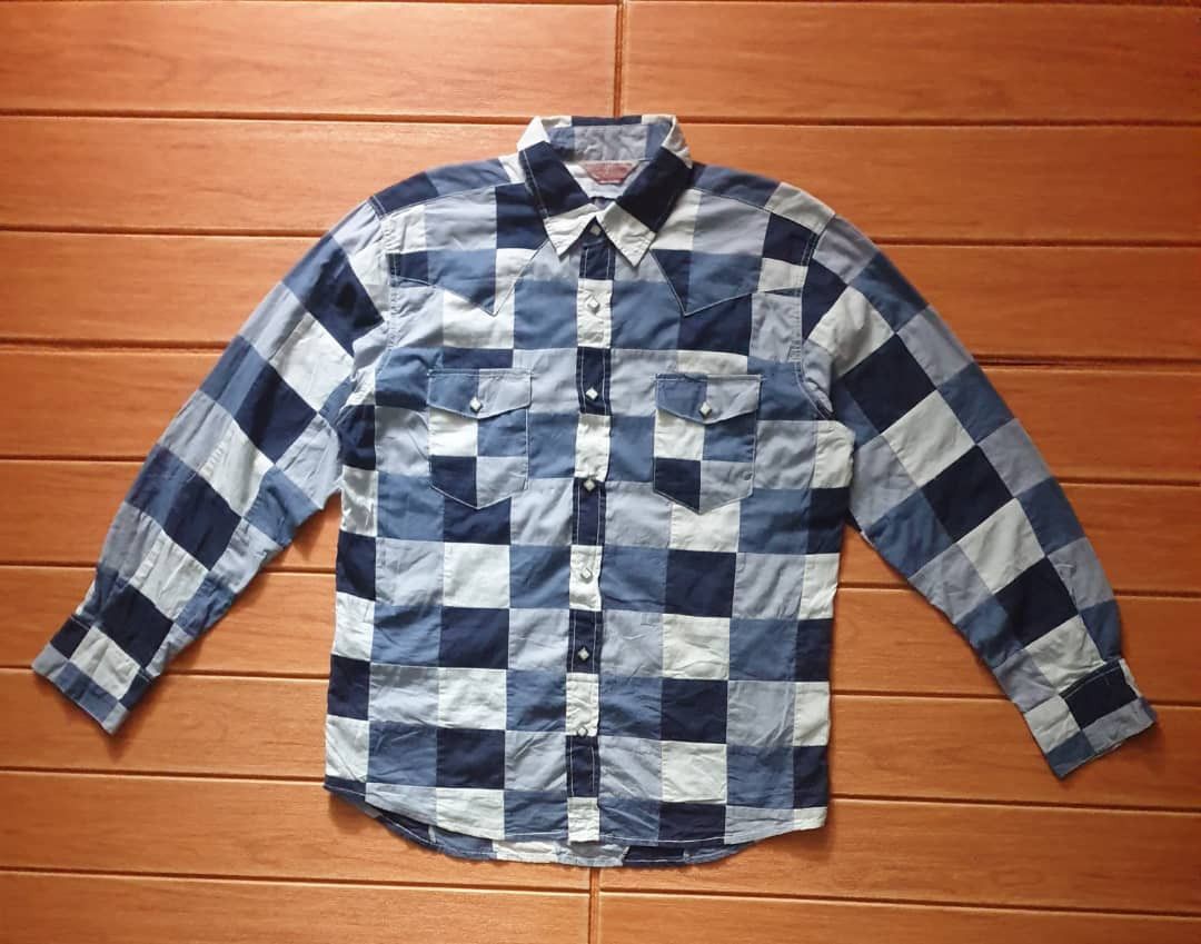 Japanese Brand × PPFM 💥Lucky store patchwork Japanese brand western shirt Size US XL / EU 56 / 4 - 5 Thumbnail