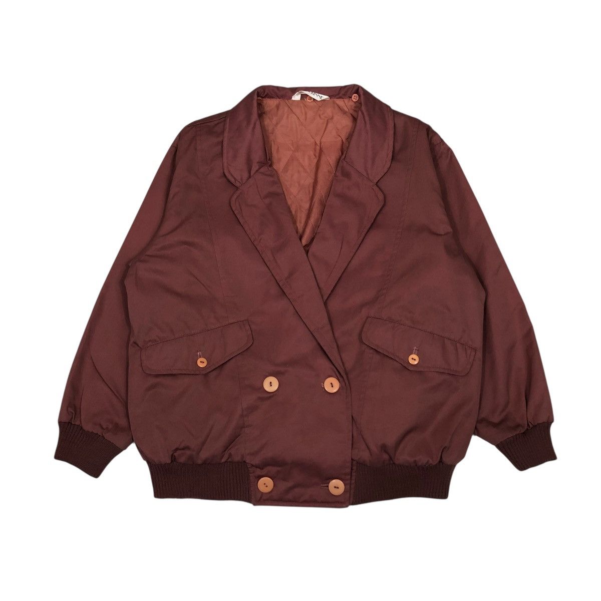 Japanese Brand 🔥VINTAGE BOMBER JACKET DOUBLE BREAST MARULINNE ISSEY MIYAKE Size US M / EU 48-50 / 2 - 1 Thumbnail