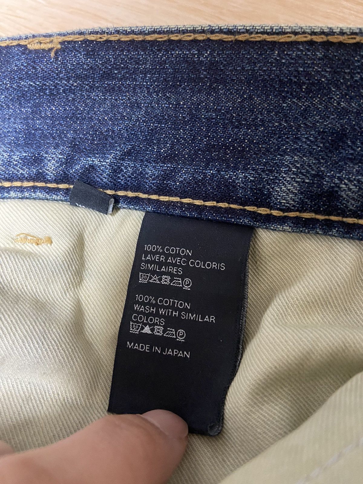 Celine × Hedi Slimane 29 Celine midnight sapphire Wesley denim pants jeans Size US 29 - 11 Thumbnail