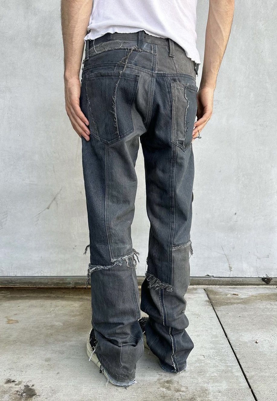Japanese Brand Vintage Reconstructed Denim Oil Size 30 Size US 30 / EU 46 - 4 Thumbnail