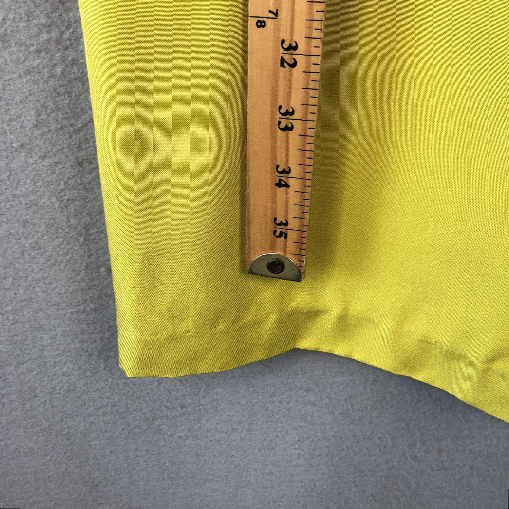 Vintage Kay Unger Dress Womens 4 Yellow Silk Sheath Wood Beaded Waist Belt Cocktail Glam Size S / US 4 / IT 40 - 4 Thumbnail