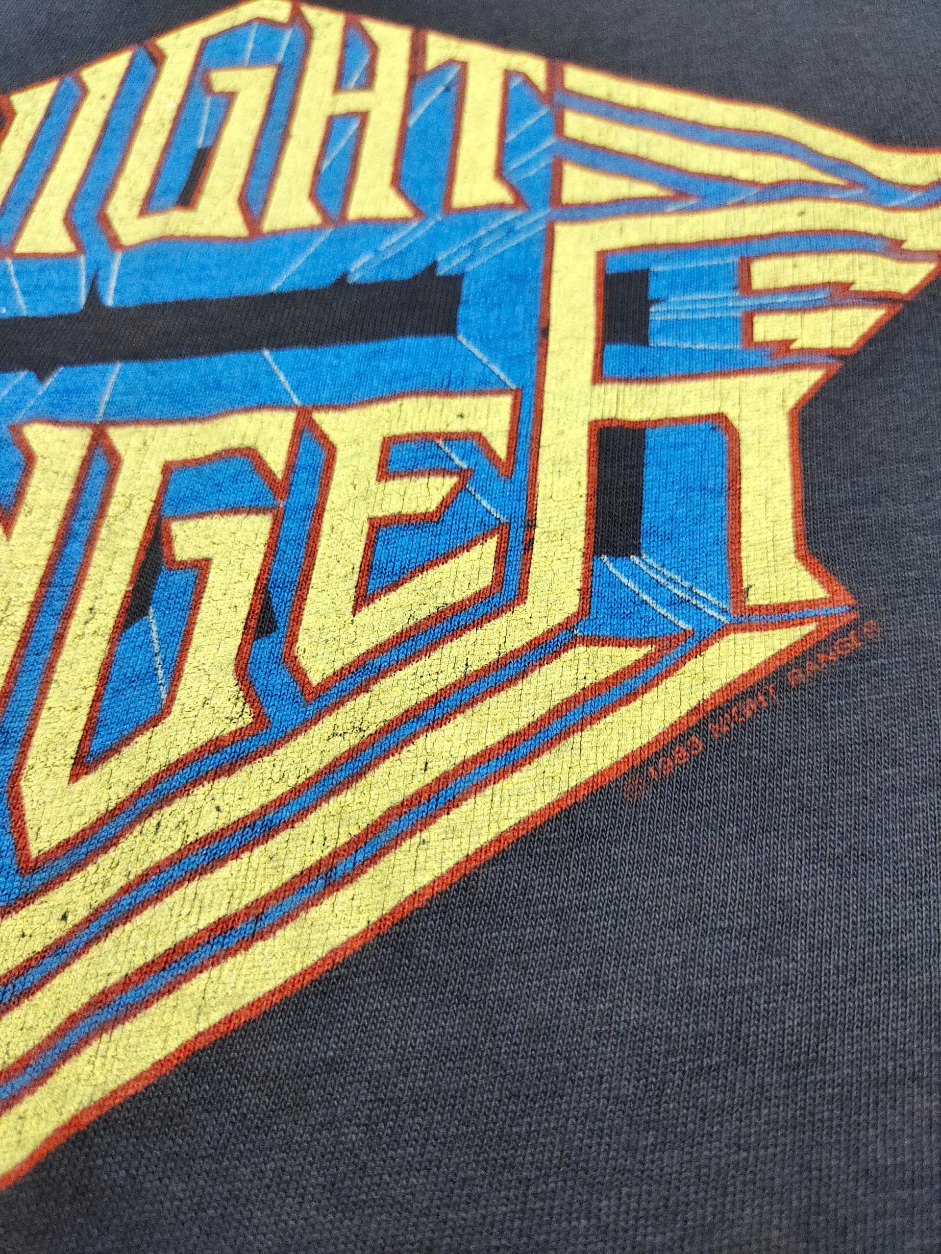 Band Tees VINTAGE DISTRESSED NIGHT RANGER DAWN PATROL TOUR 83 T SHIRT Size US L / EU 52-54 / 3 - 5 Thumbnail