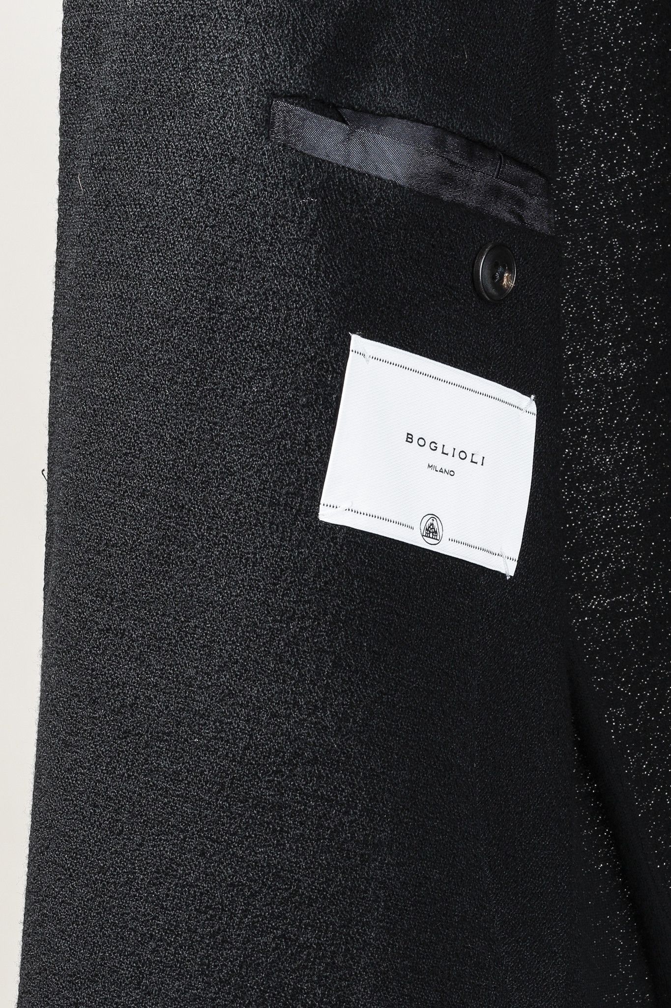 Boglioli Boglioli Black Virgin Wool Knit K-Jacket Blazer Size 38R - 9 Thumbnail