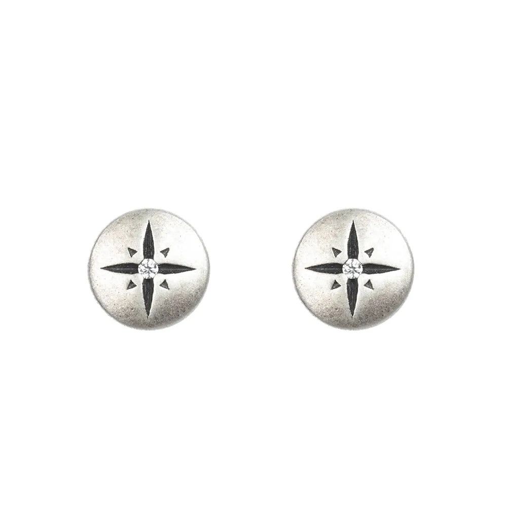 Jewelry Round Zircon Stud Earrings 925 Sterling Silver Jewelry Gift Size ONE SIZE - 6 Thumbnail