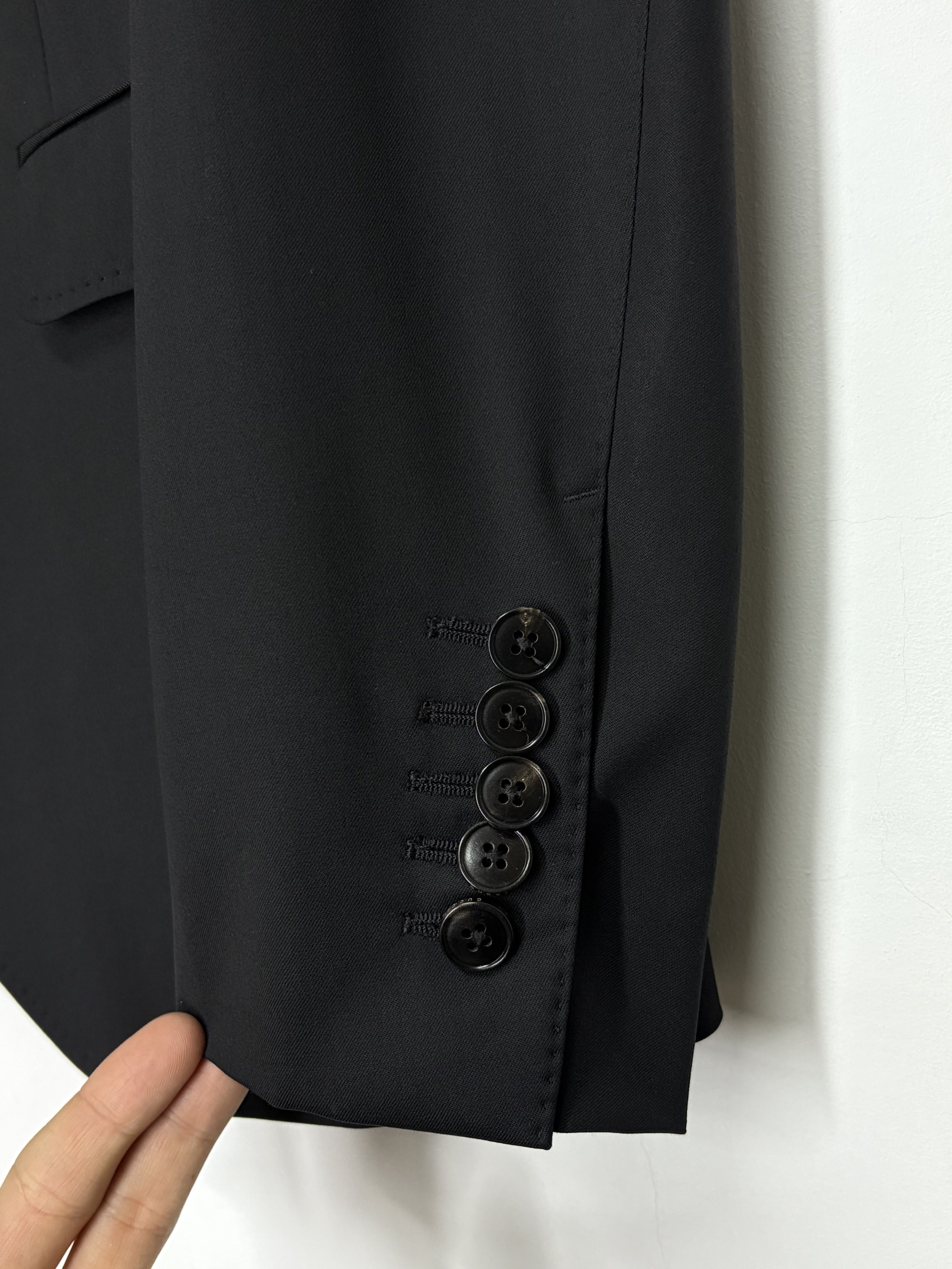 Gucci Gucci Black Wool Blazer Jacket Size 50R - 5 Thumbnail