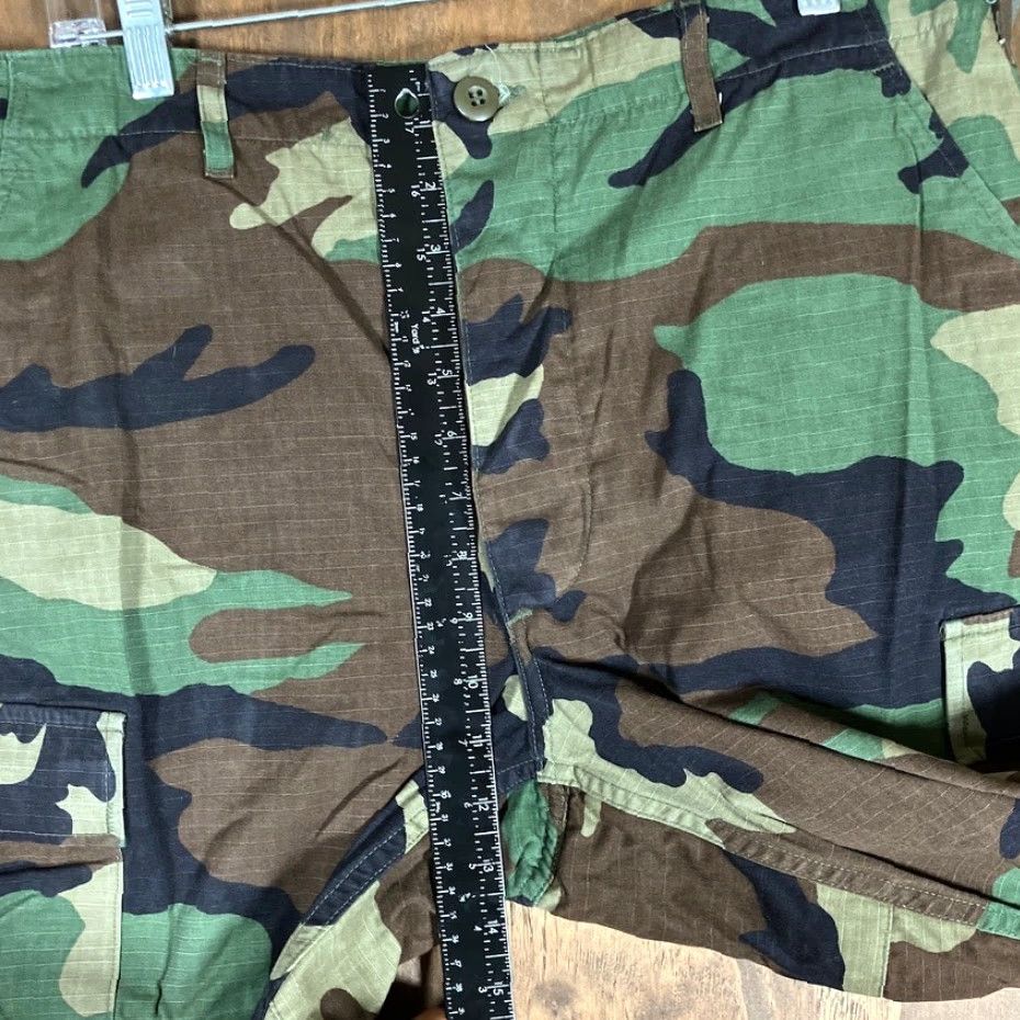 Vintage VINTAGE Military Army Combat Unisex M-65 field Trousers Green Woodlands Camo Uniform MR Size US 31 - 7 Thumbnail