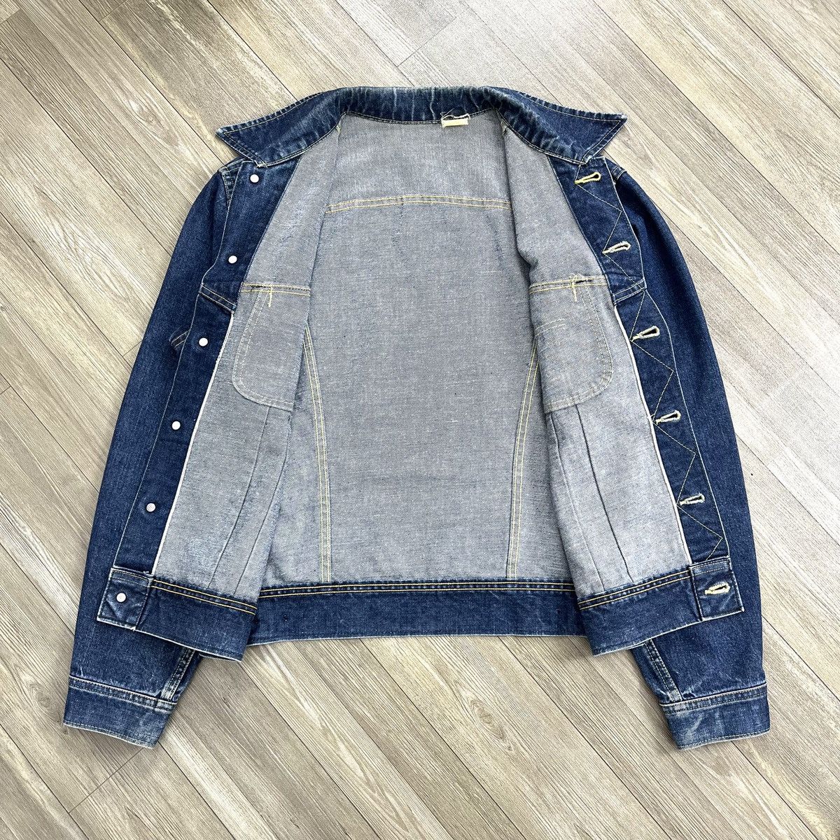 Sugar Cane Vintage Sugar Cane Inferno Basics Selvedge Denim Jacket Size US L / EU 52-54 / 3 - 8 Thumbnail
