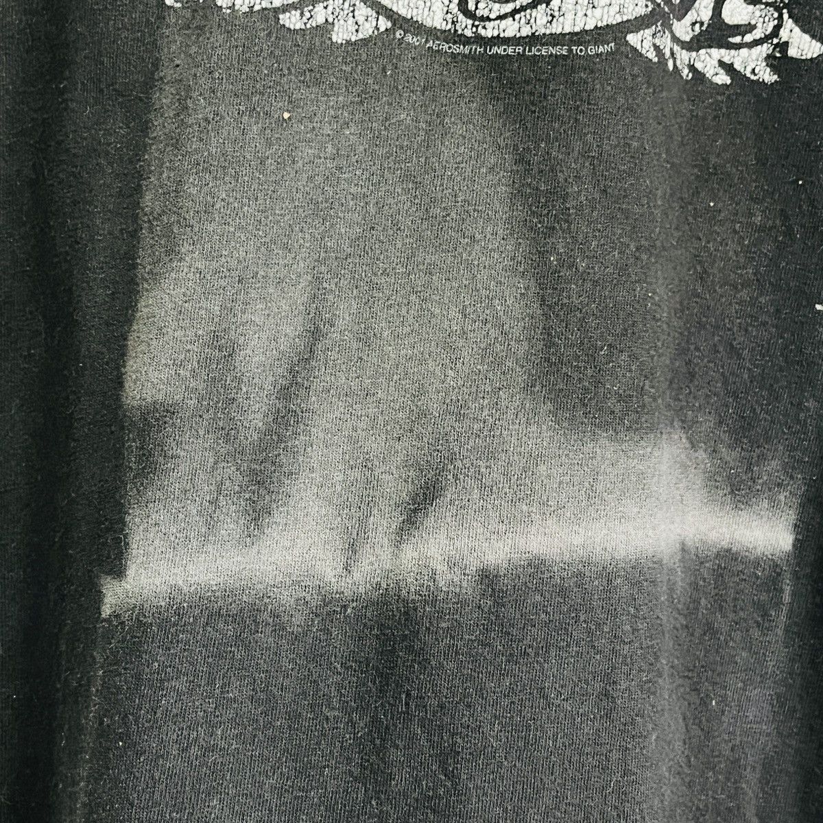 Aerosmith × Giant × Vintage Faded Aerosmith Rock Band TShirt Copyright 2001 Size US XL / EU 56 / 4 - 8 Thumbnail