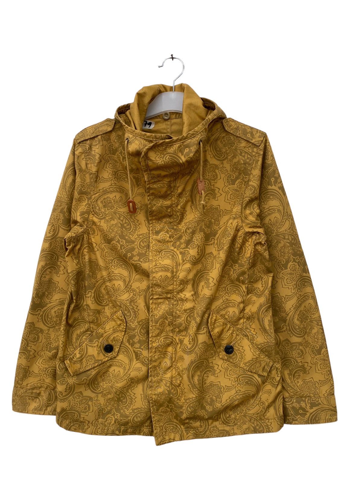 Japanese Brand Back Number Paisley Hooded Jacket Size US M / EU 48-50 / 2 - 1 Thumbnail