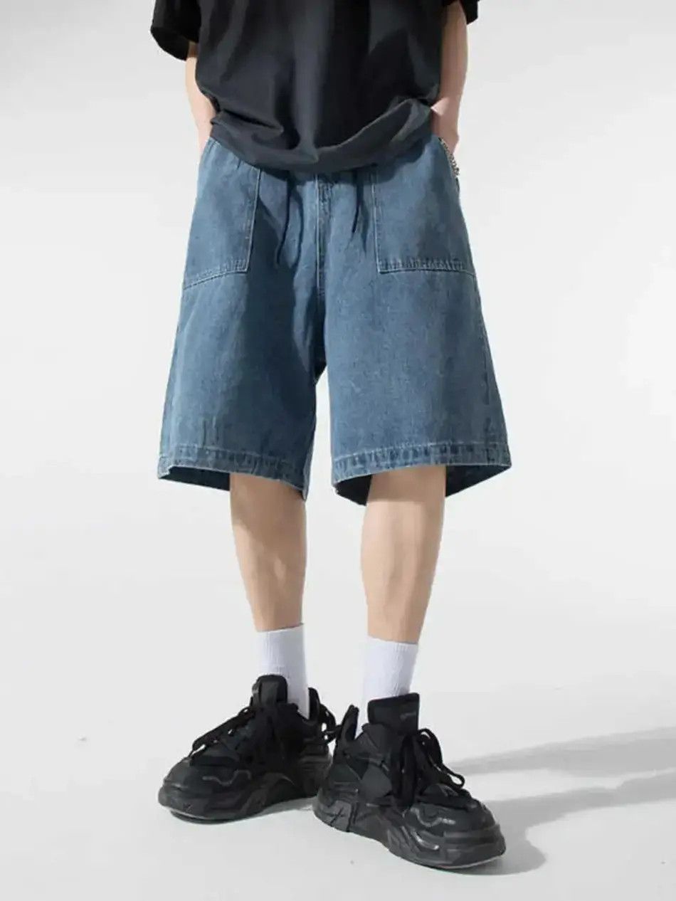 Japanese Brand Loose casual versatile denim shorts Size US 32 / EU 48 - 1 Thumbnail