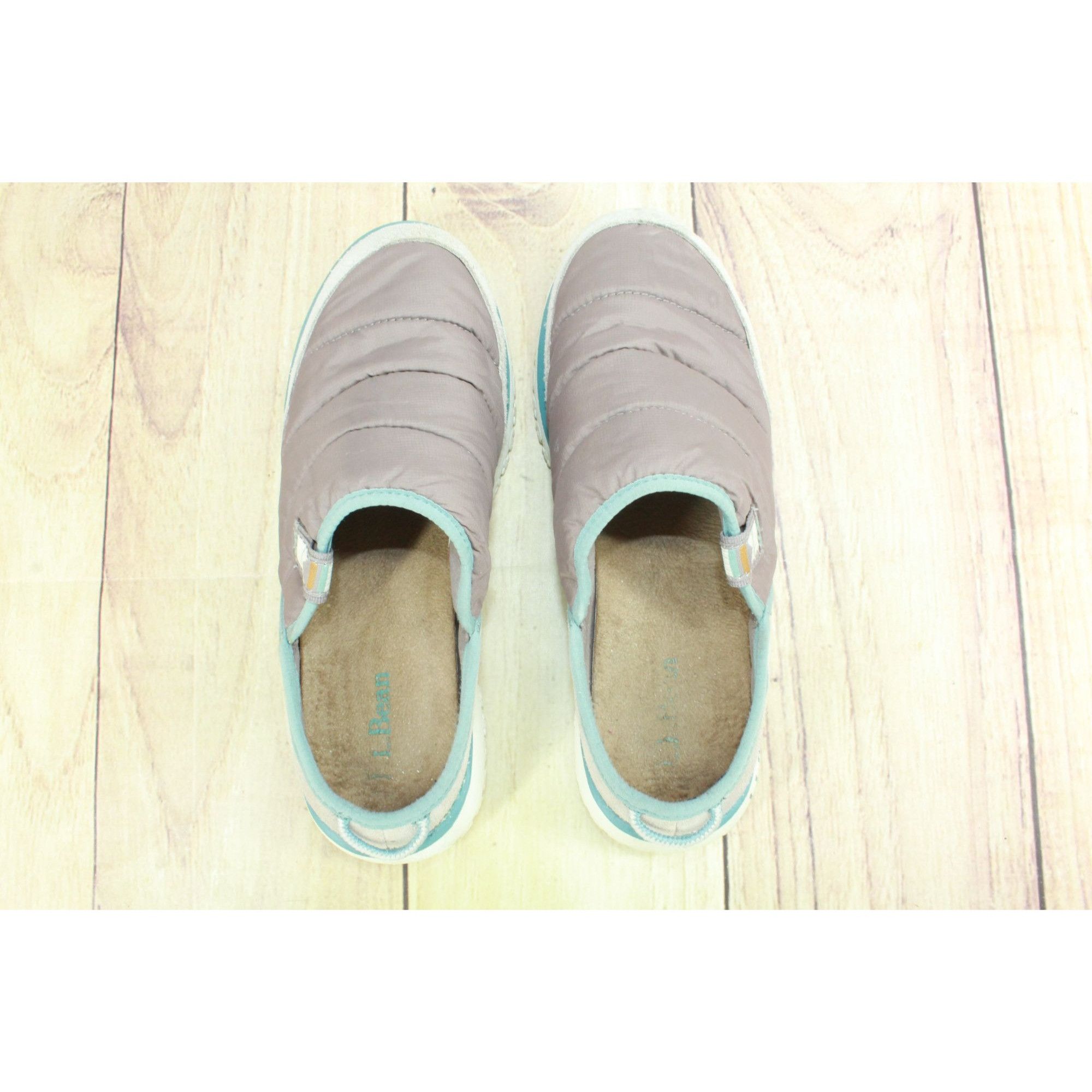 L.L. Bean LL Bean Women's Gray Quilted Mountain Classic Slides Size US 6 / IT 36 - 7 Thumbnail