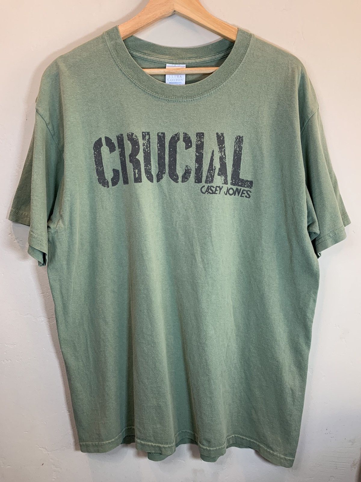 Band Tees × Vintage *RARE* Vintage Casey Jones Crucial Straight Edge Punk Shirt Size US L / EU 52-54 / 3 - 1 Thumbnail