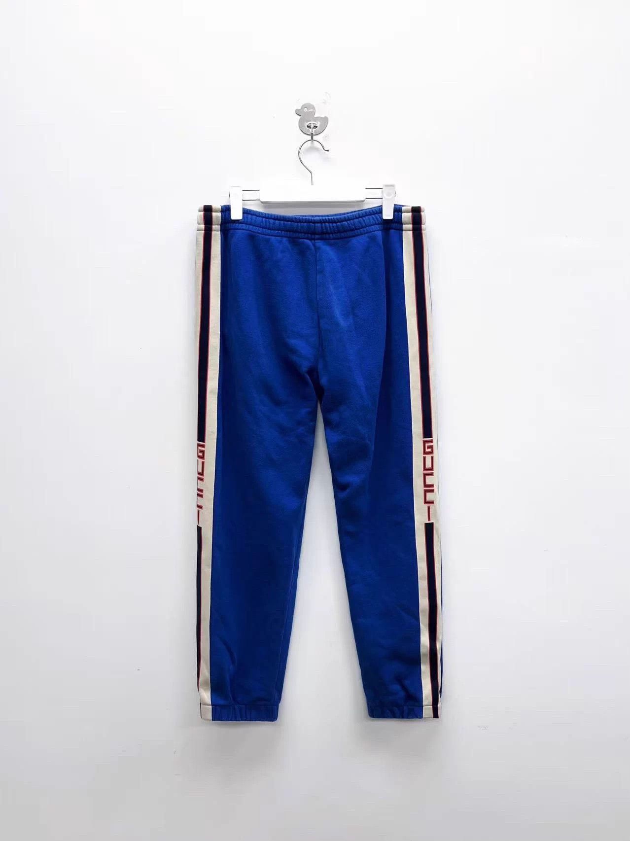 Gucci Gucci Blue Side Logo Knit Track Pants XL Unisex Size US 42 / EU 58 - 2 Thumbnail