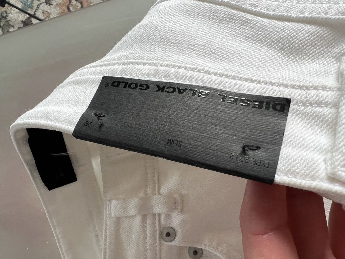 Diesel × Diesel Black Gold × Vintage Diesel Black And Gold Jeans White Stacked Size US 36 / EU 52 - 10 Thumbnail