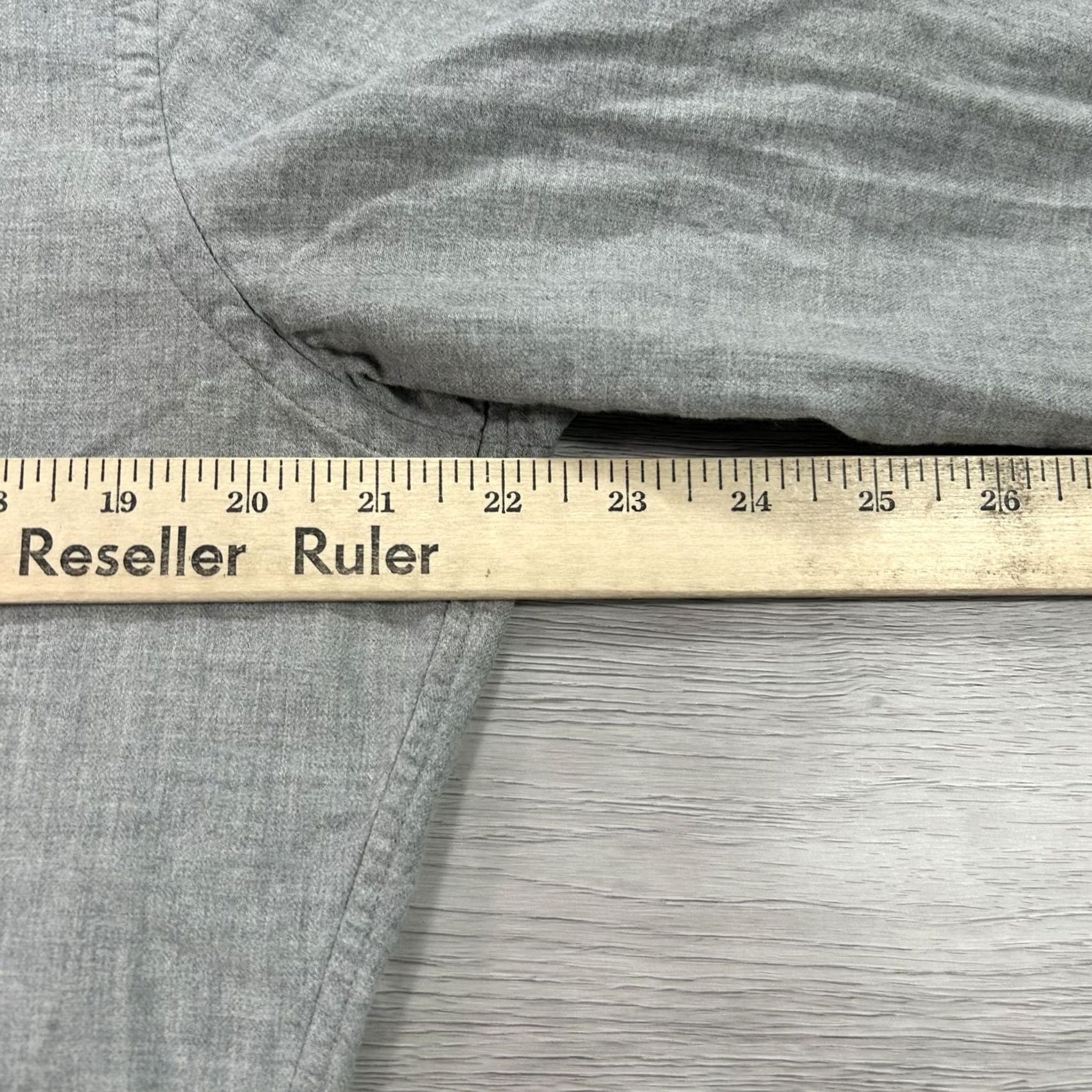 Proper Cloth Proper Cloth Shirt Mens Medium Gray Whistler Flannel Button-Down Casual Size US M / EU 48-50 / 2 - 7 Thumbnail