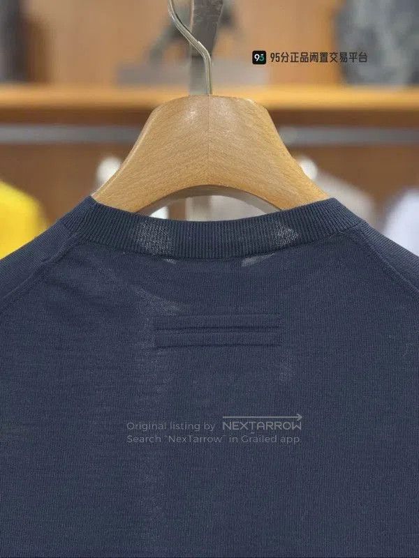 Ermenegildo Zegna Zegna Men's Solid Crewneck Knit Long-Sleeve T-Shirt. Size US S / EU 44-46 / 1 - 6 Thumbnail
