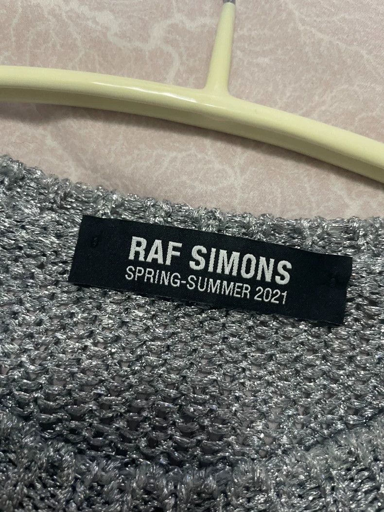 Raf Simons Raf Simons 21ss wide silver hook sweater Size US S / EU 44-46 / 1 - 3 Thumbnail