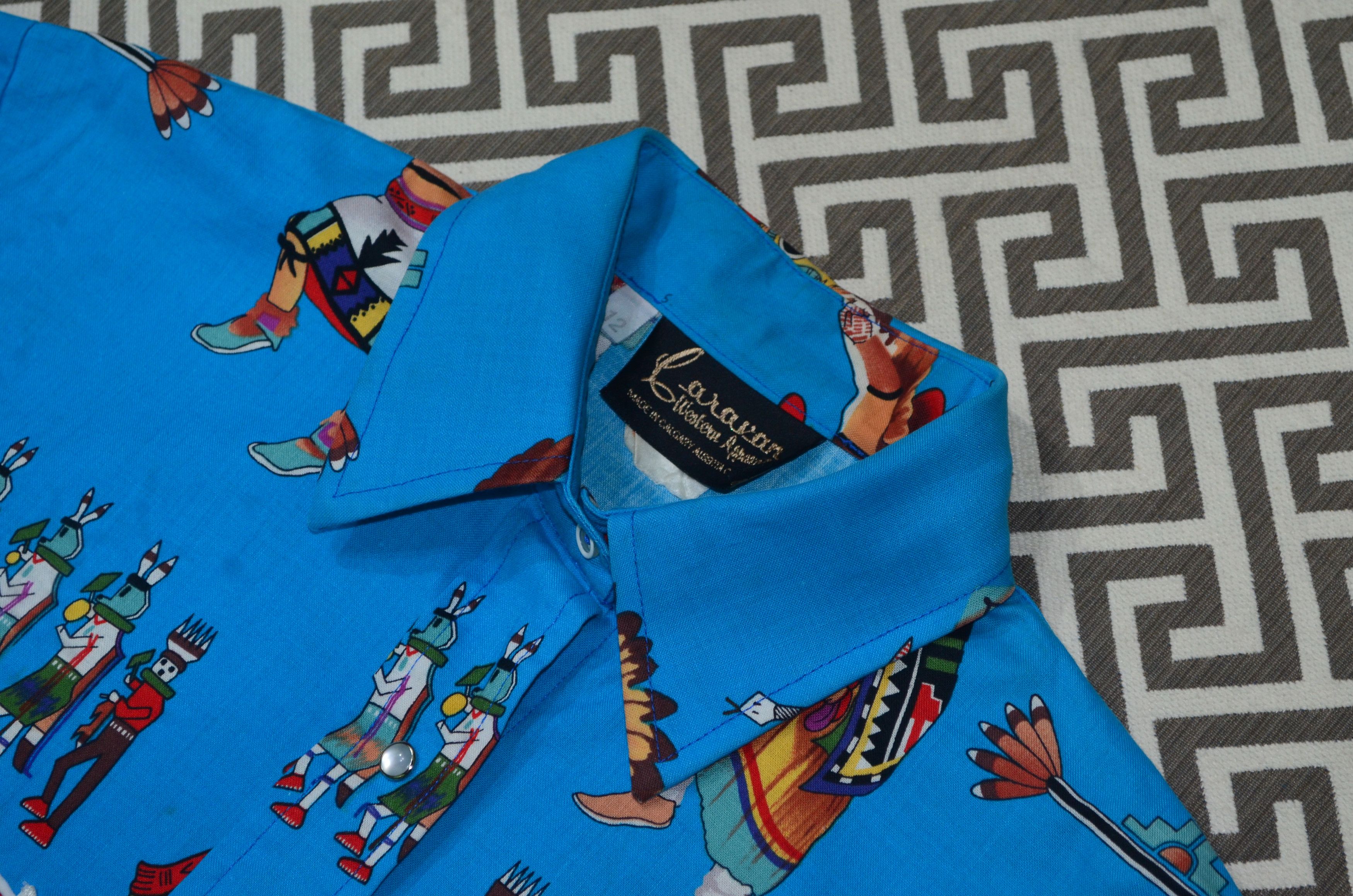 Vintage Vintage Caravan Western Apparel Indian kachina Women's Shirt Size XL / US 12-14 / IT 48-50 - 1 Thumbnail