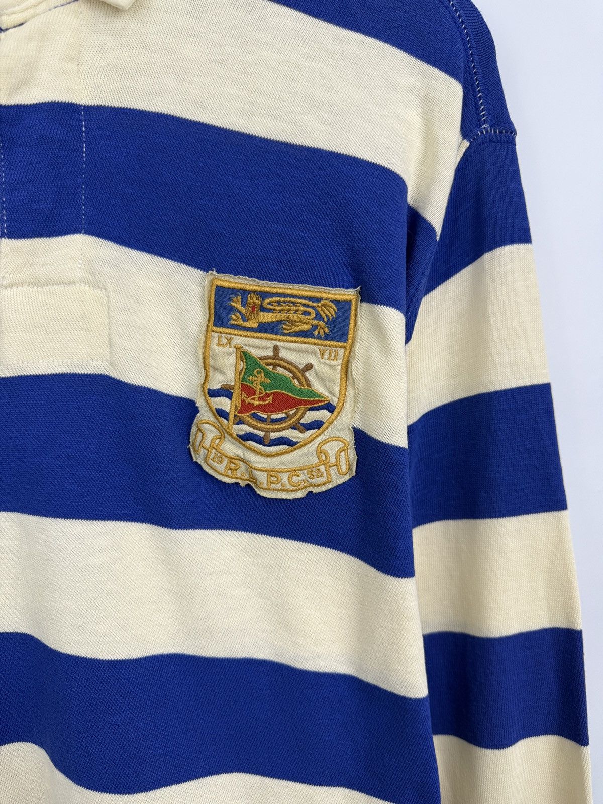 Polo Ralph Lauren 🇺🇸 Vintage 90s Polo Ralph Lauren Dragon RLPC Long Sleeve Rare Size US L / EU 52-54 / 3 - 4 Thumbnail