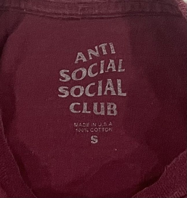 Anti Social Social Club Anti Social Social Club Shirt Burgundy Mens Size Small Size US S / EU 44-46 / 1 - 2 Thumbnail