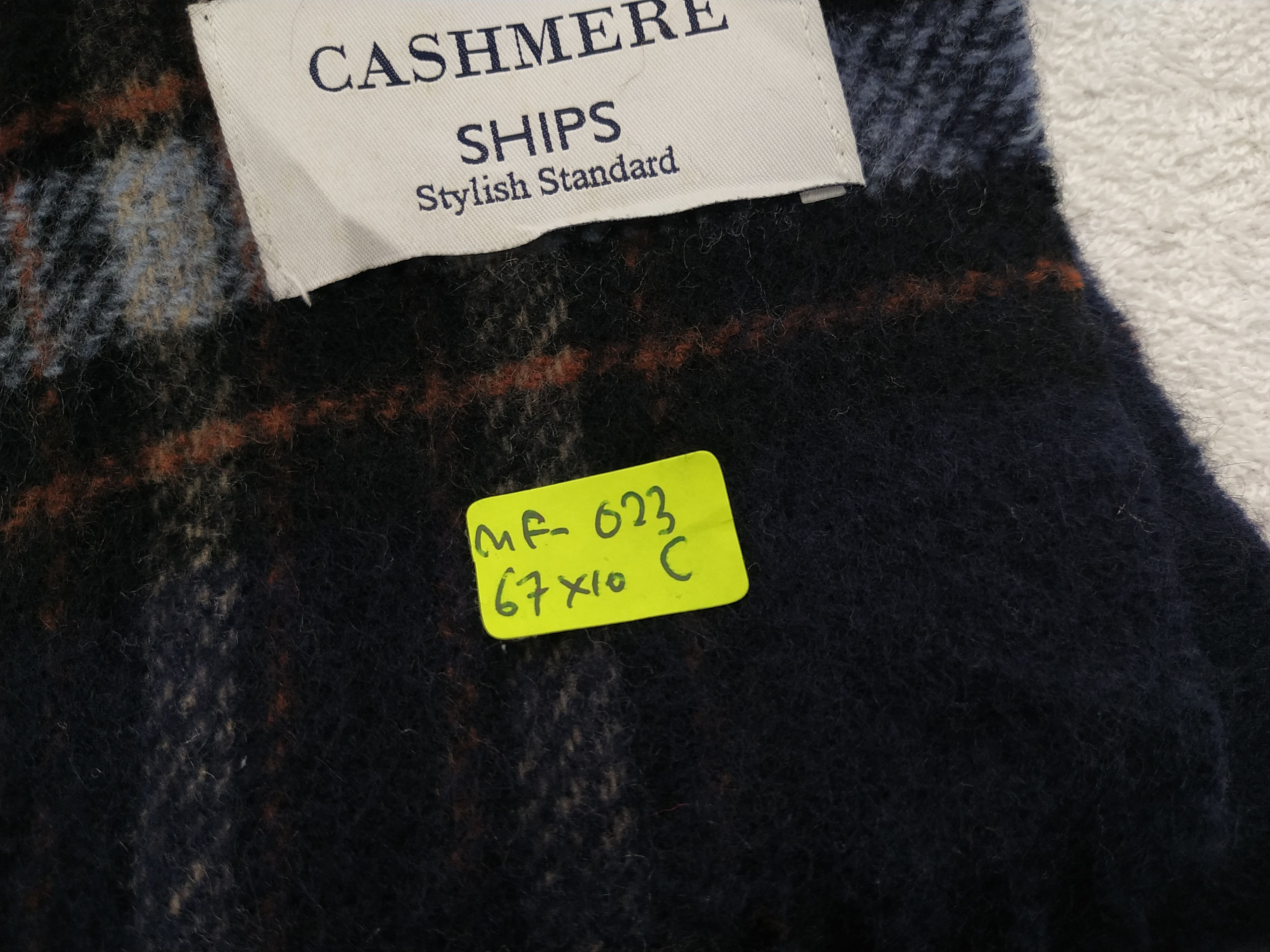 SHIPS Vintage Ships Cashmere Scarf/Muffler/Neckwear MF023 Size ONE SIZE - 6 Thumbnail