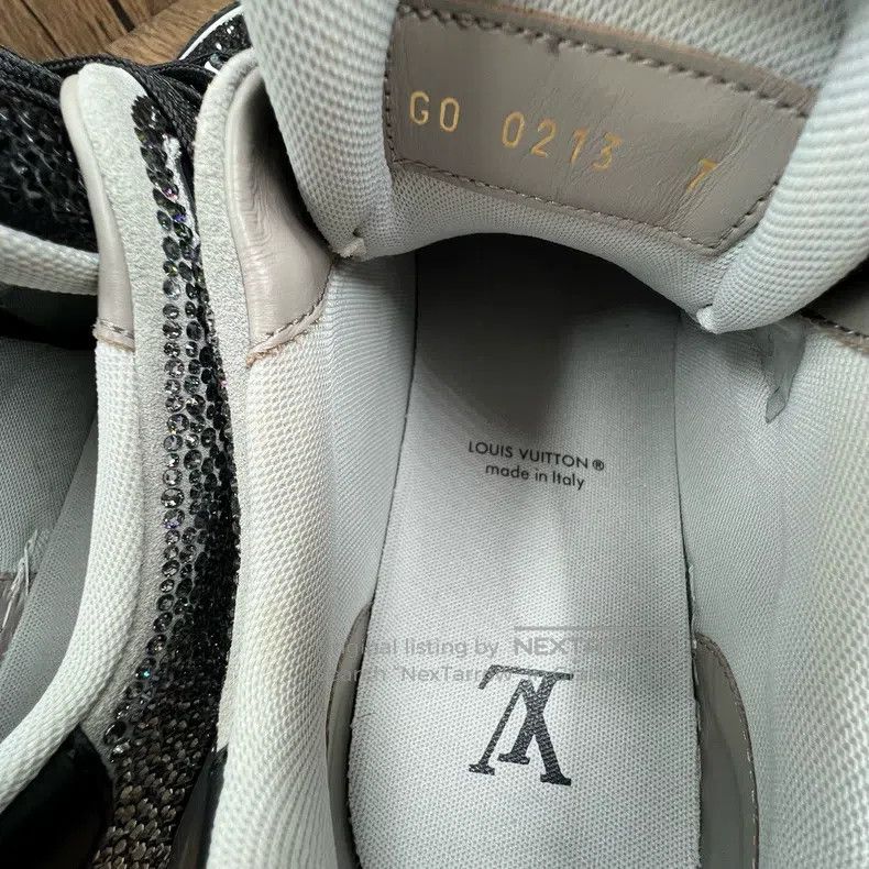 Louis Vuitton Louis Vuitton Trainer Full Drill Black Cement Board Shoes Size US 7 / EU 40 - 6 Thumbnail