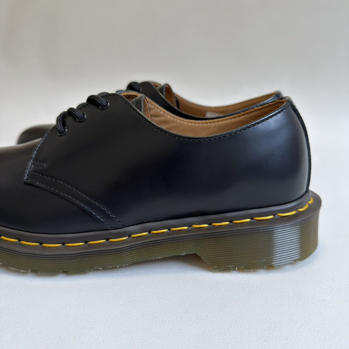 Comme des Garcons × Dr. Martens ‘MIE 1461’ Black Leather Shoes Size US 9 / EU 42 - 6 Thumbnail