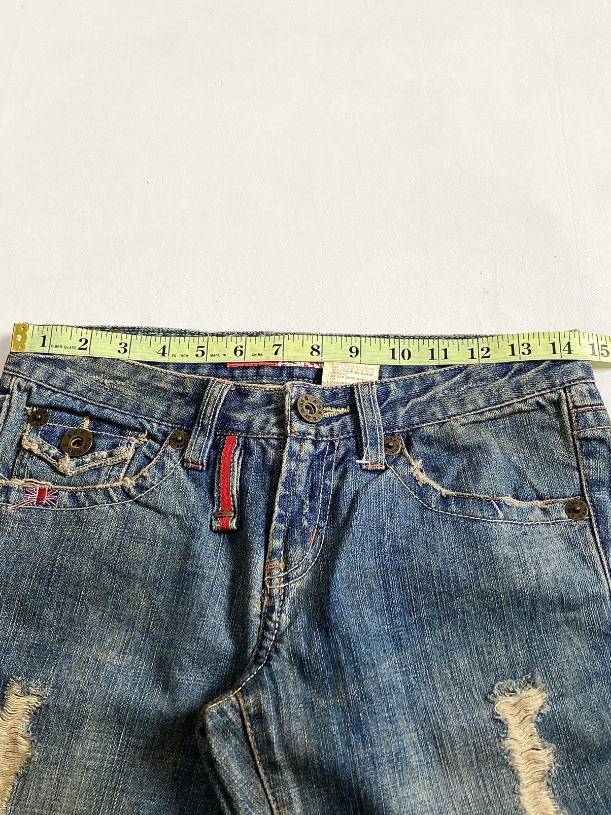 Hysteric Glamour 🔥Crazy Flare🔥 Distressed Jeans by Ask London LGB Style 🇬🇧 Size US 29 - 3 Thumbnail