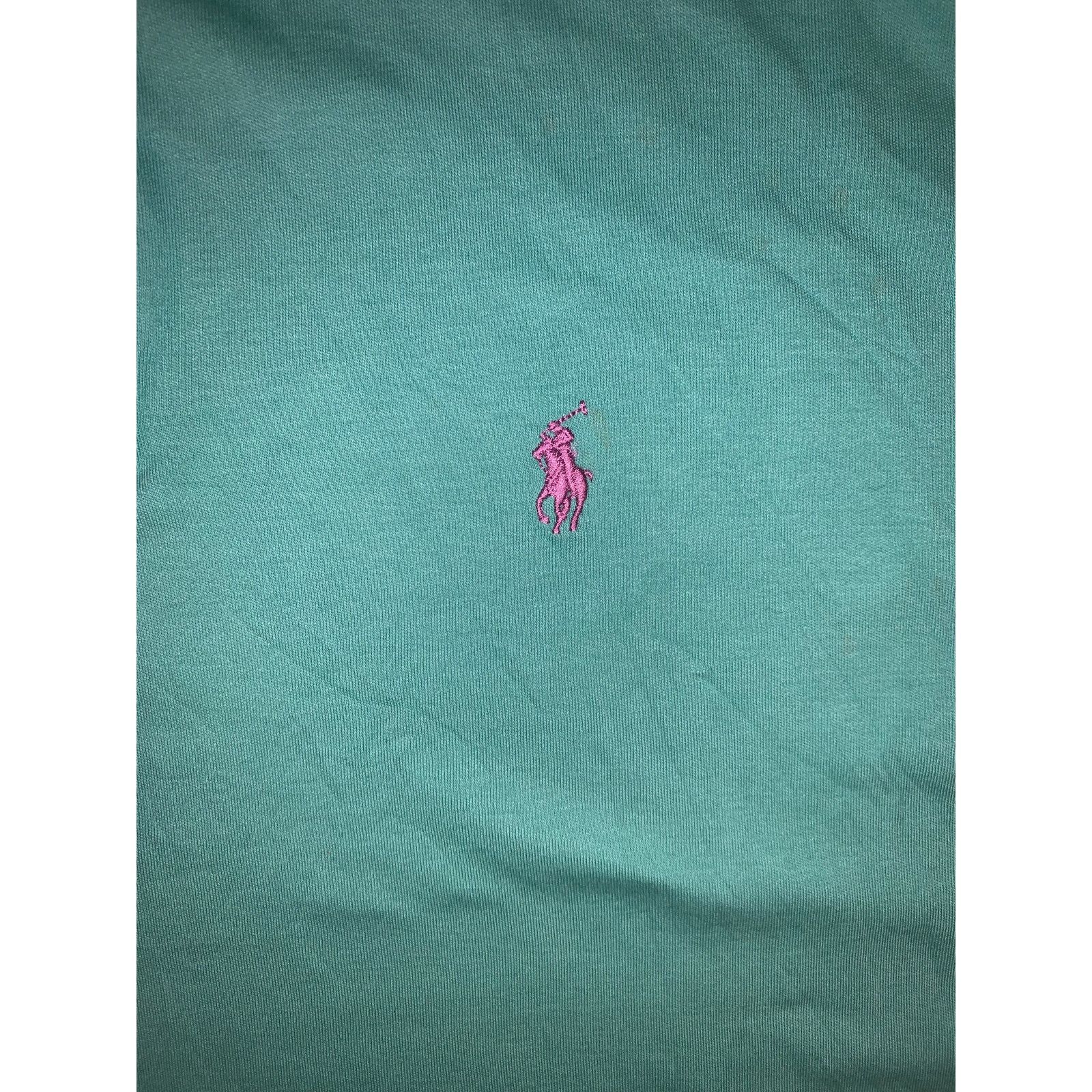 Polo Ralph Lauren Polo Ralph Lauren Teal Polo Shirt L Pink Pony Short Sleeve Size US L / EU 52-54 / 3 - 4 Thumbnail