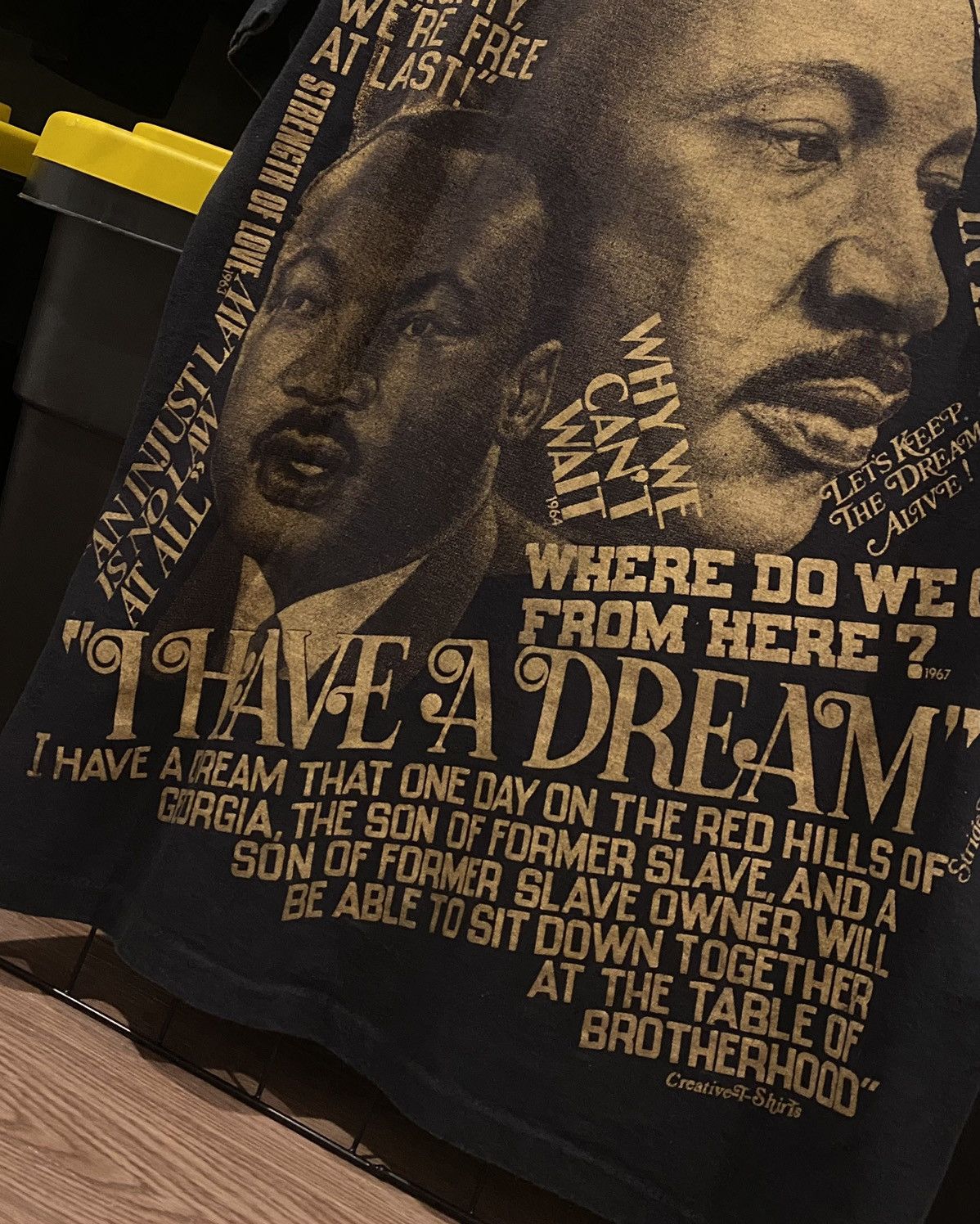 Vintage T Shirt Martin Luther King Vintage AOP Dream Black History Size US XL / EU 56 / 4 - 7 Thumbnail