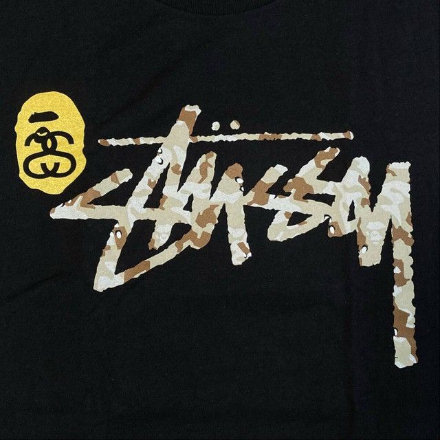 Bape × Stussy BAPE × Stussy ILL COLLABORATION Shark T-shirt a bathing ape Size US M / EU 48-50 / 2 - 4 Thumbnail